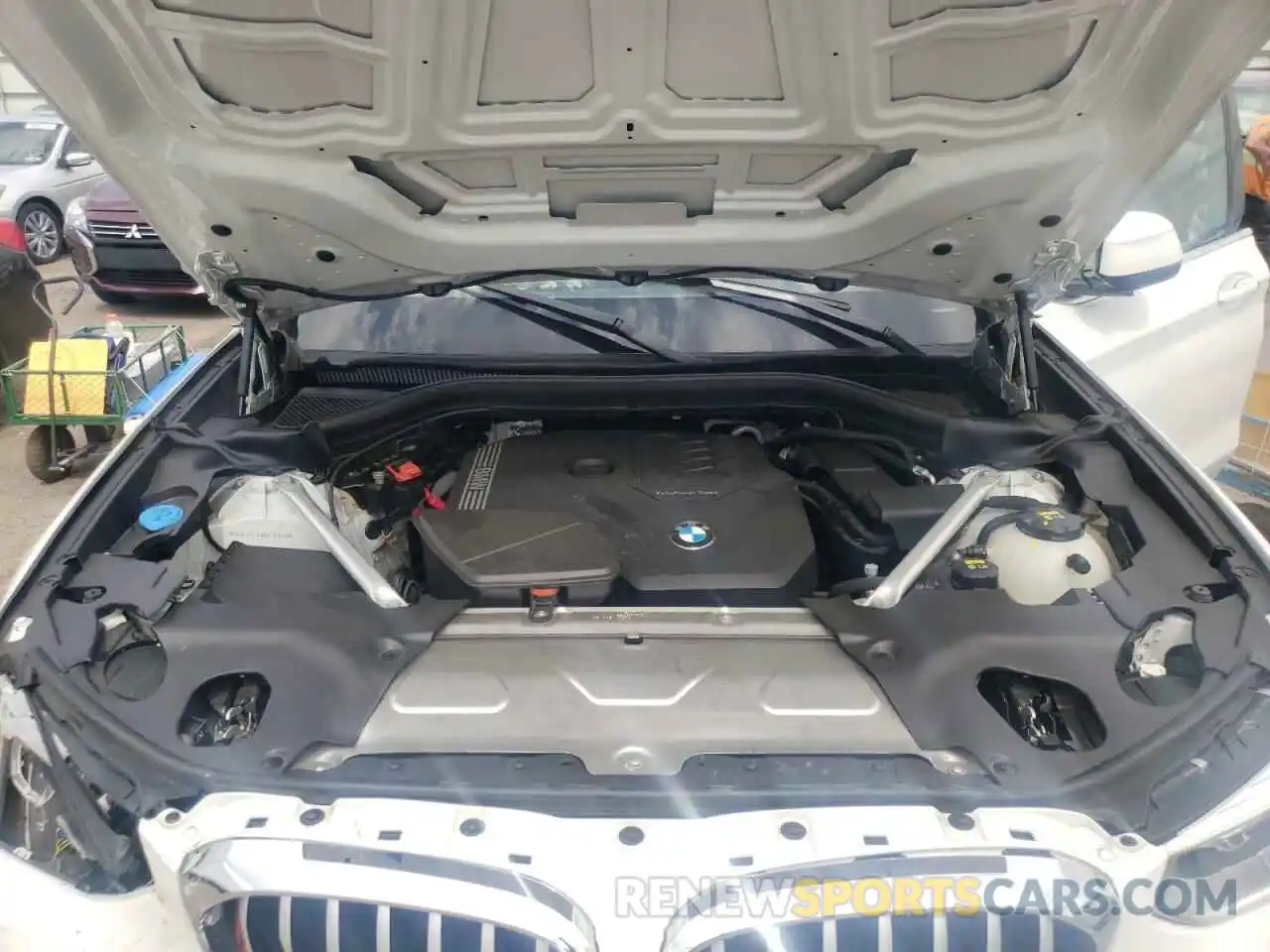 7 Фотография поврежденного автомобиля 5UXTY5C06M9F13478 BMW X3 2021