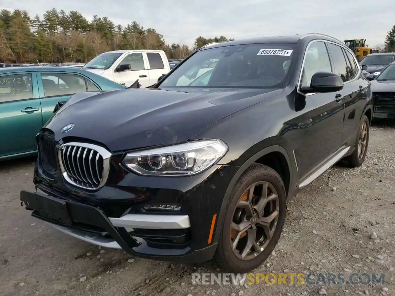 2 Photograph of a damaged car 5UXTY5C06M9F39854 BMW X3 2021