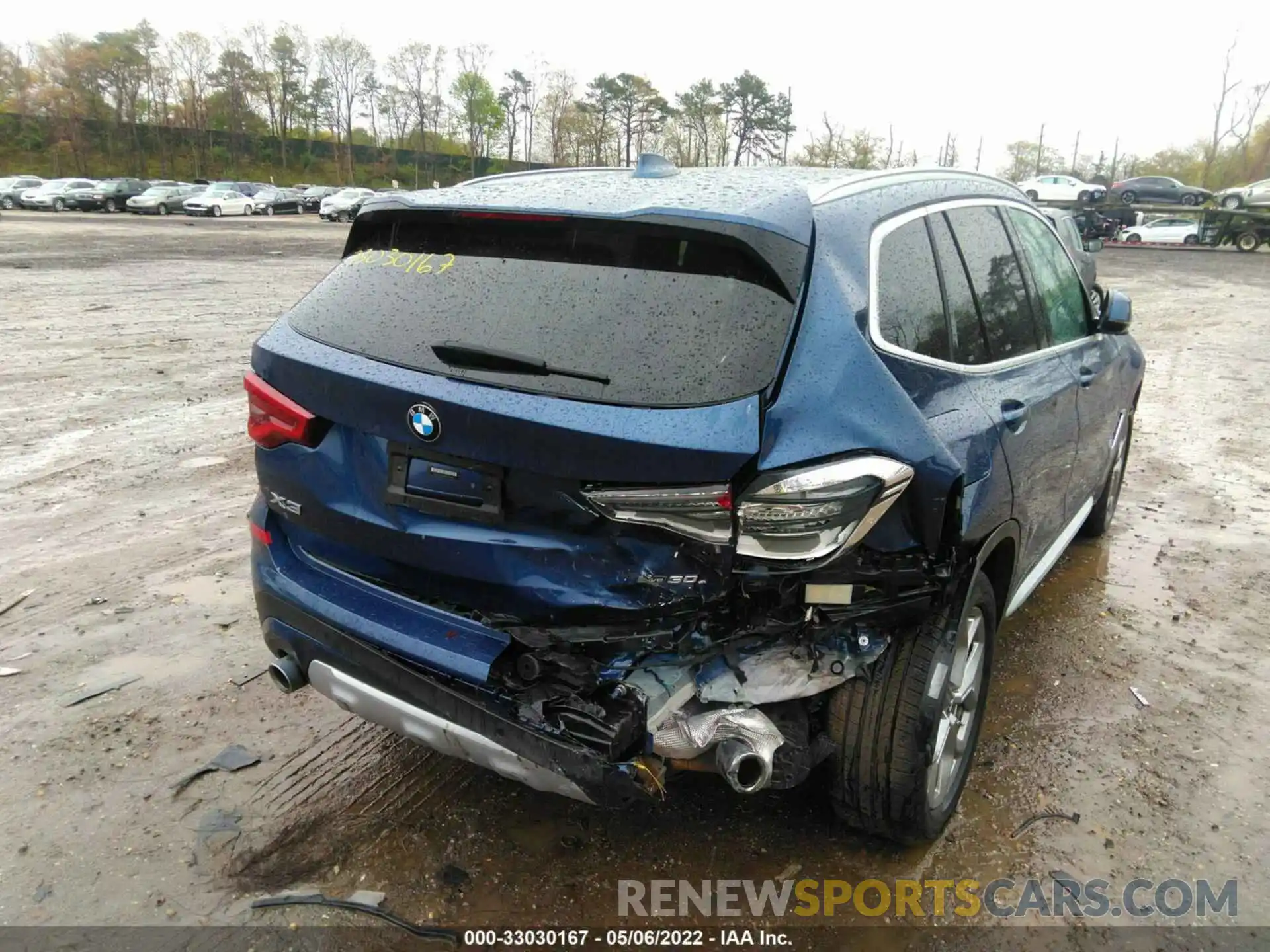 6 Photograph of a damaged car 5UXTY5C06M9G57497 BMW X3 2021