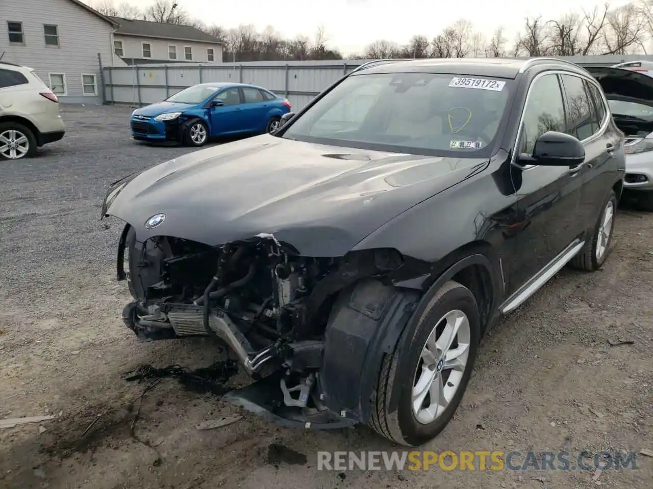 2 Фотография поврежденного автомобиля 5UXTY5C07M9D71304 BMW X3 2021