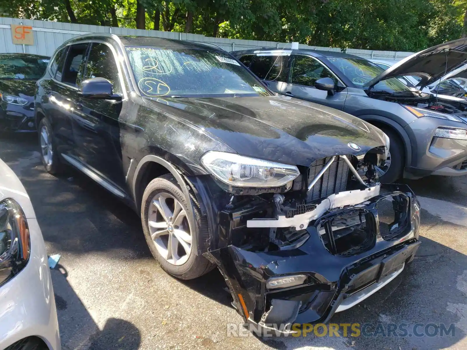 1 Photograph of a damaged car 5UXTY5C07M9E13616 BMW X3 2021