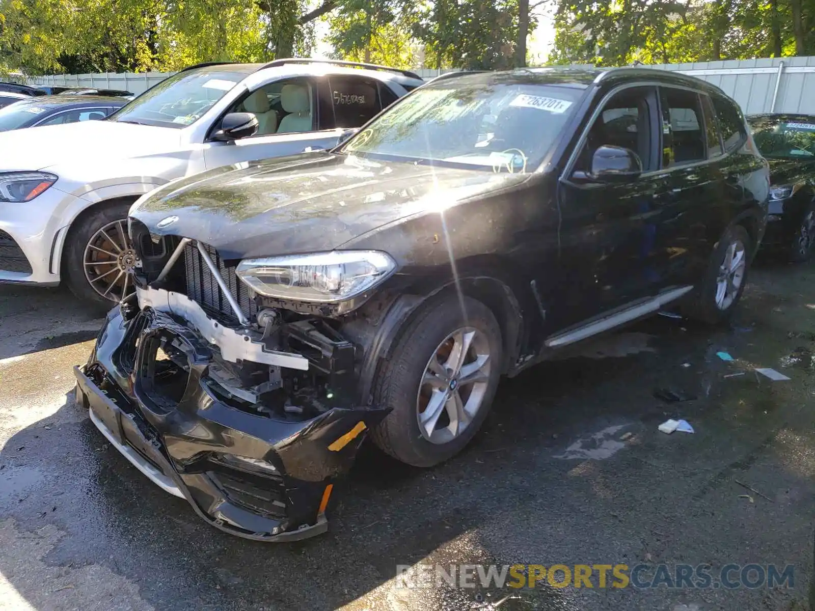 2 Photograph of a damaged car 5UXTY5C07M9E13616 BMW X3 2021