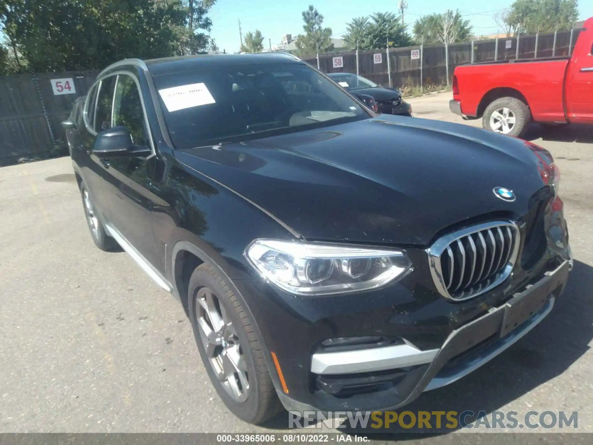 1 Photograph of a damaged car 5UXTY5C07M9E81060 BMW X3 2021