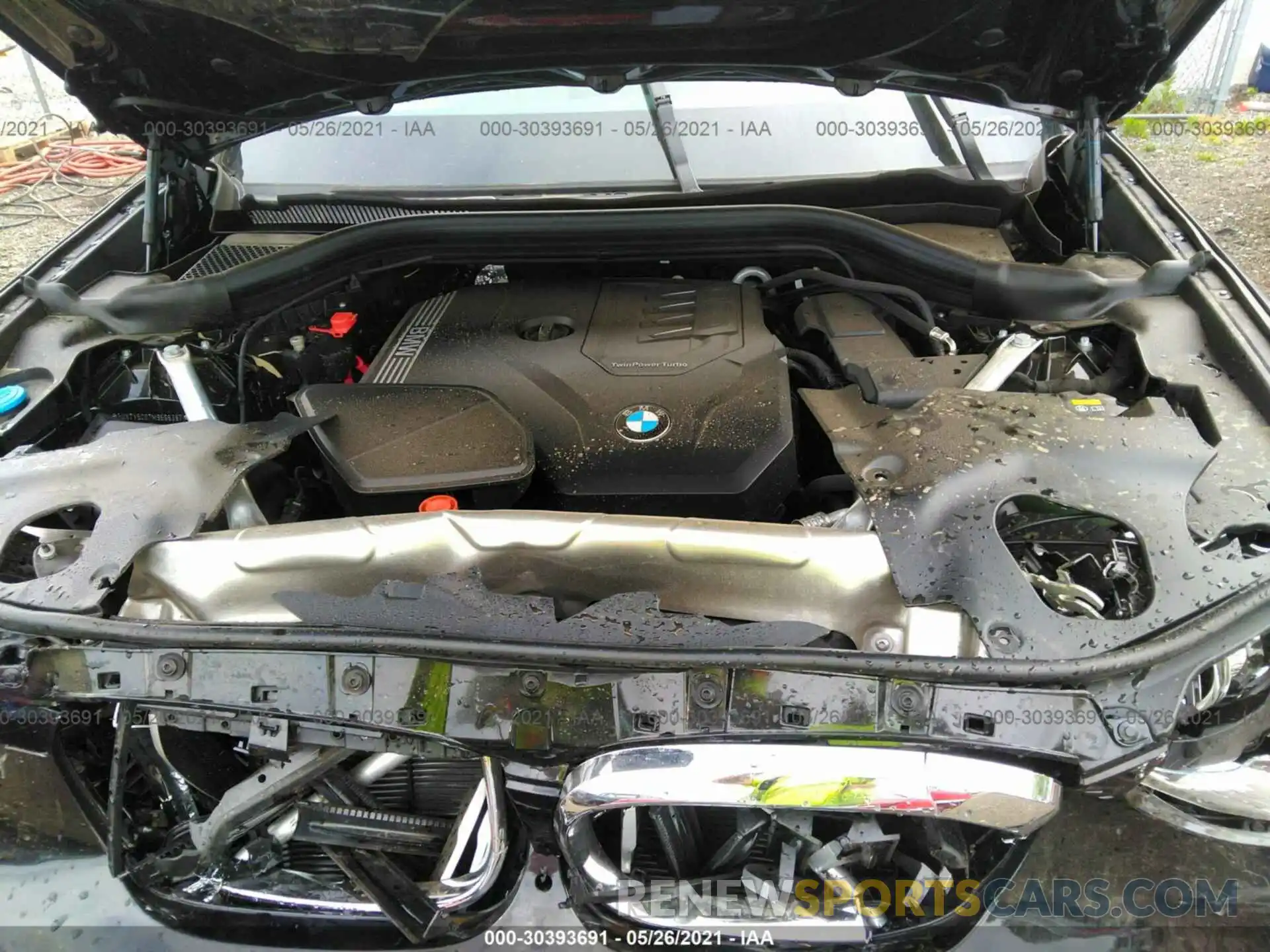 10 Фотография поврежденного автомобиля 5UXTY5C07M9E96397 BMW X3 2021