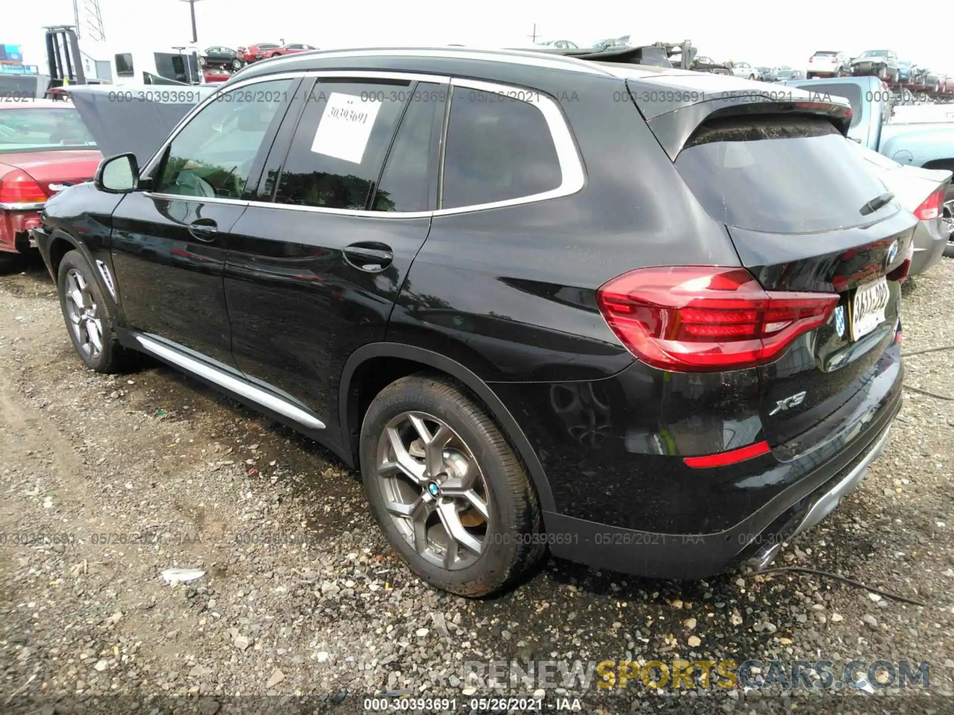 3 Photograph of a damaged car 5UXTY5C07M9E96397 BMW X3 2021