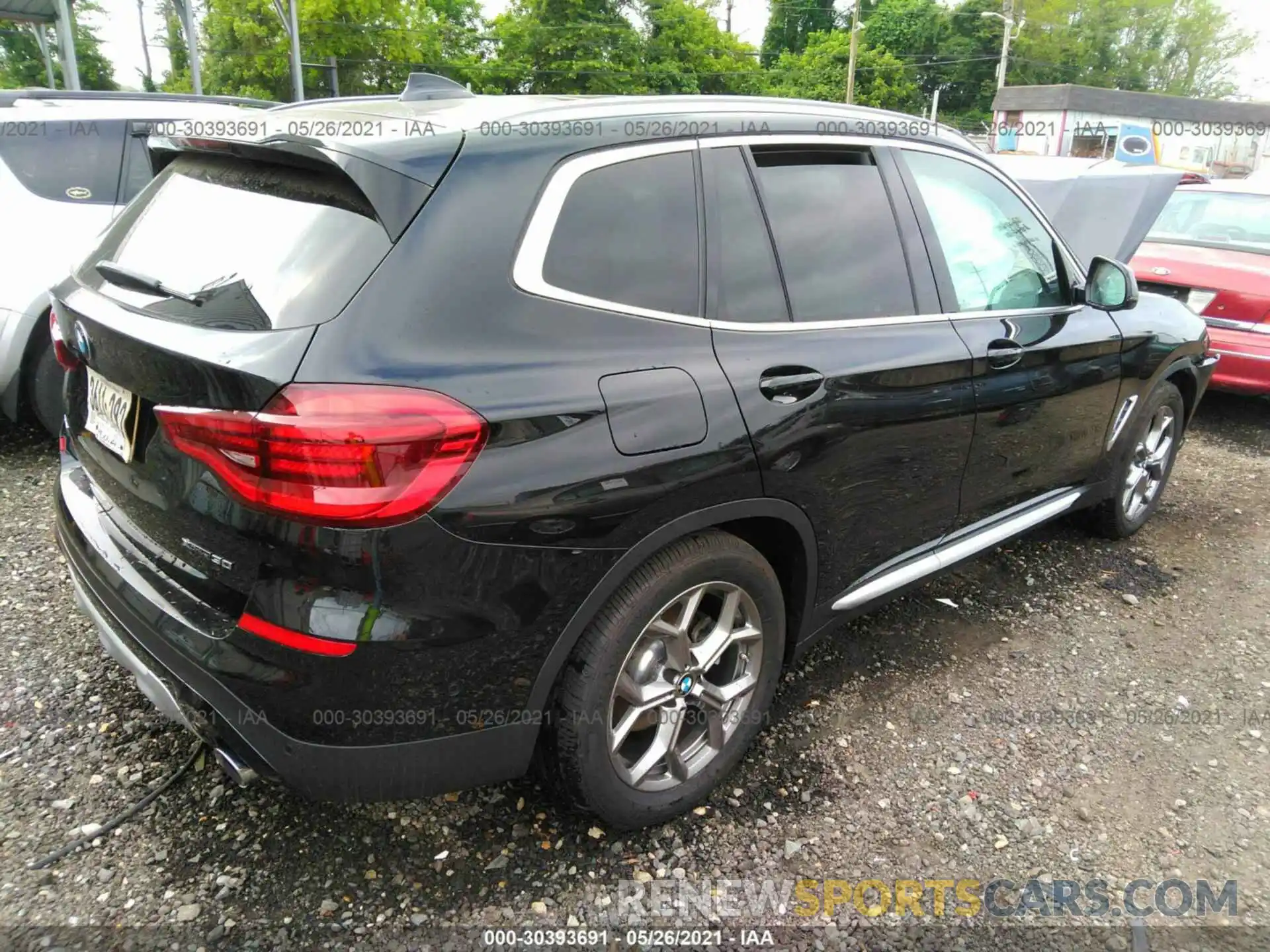 4 Фотография поврежденного автомобиля 5UXTY5C07M9E96397 BMW X3 2021