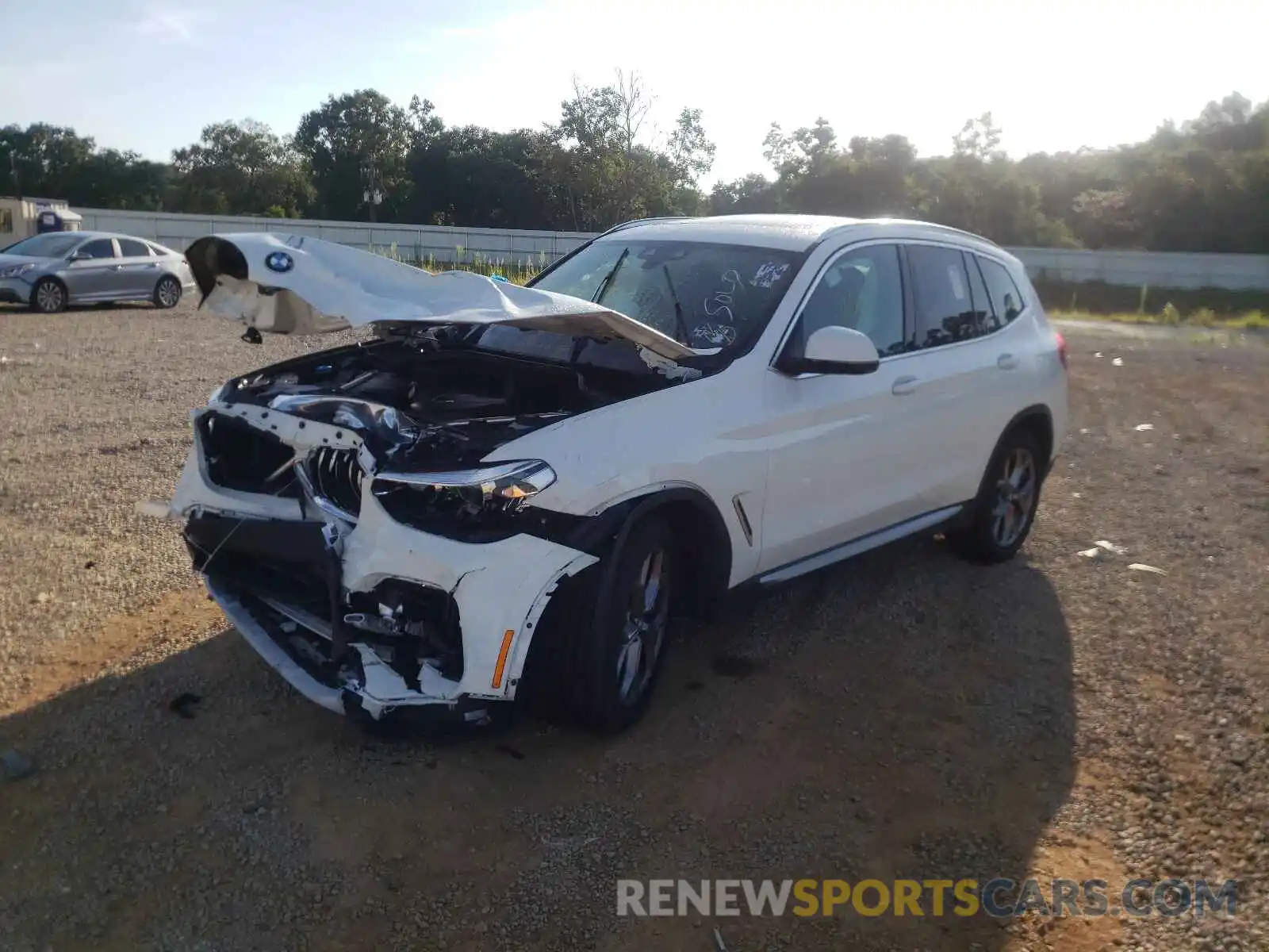 2 Photograph of a damaged car 5UXTY5C07M9F59823 BMW X3 2021