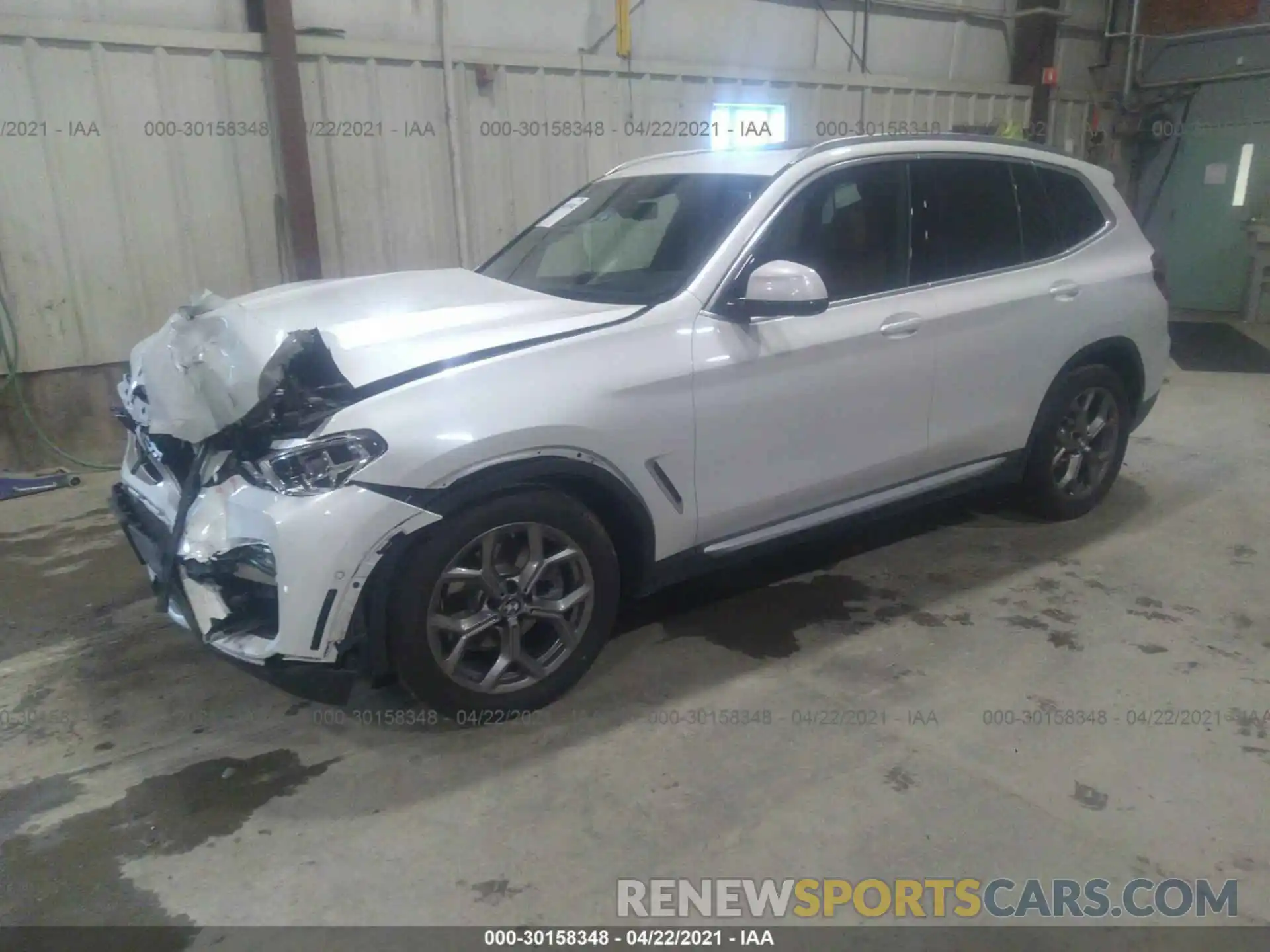 2 Фотография поврежденного автомобиля 5UXTY5C07M9G20264 BMW X3 2021