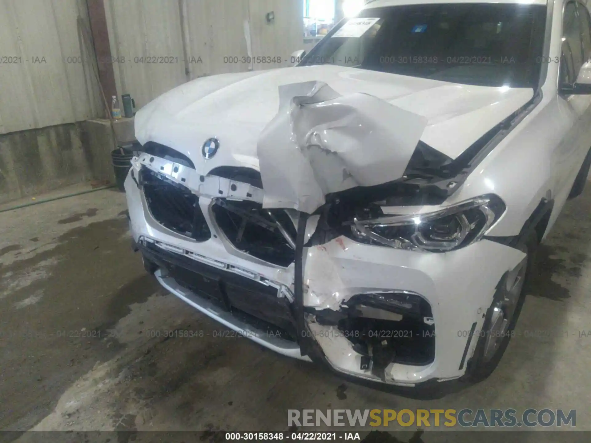 6 Фотография поврежденного автомобиля 5UXTY5C07M9G20264 BMW X3 2021