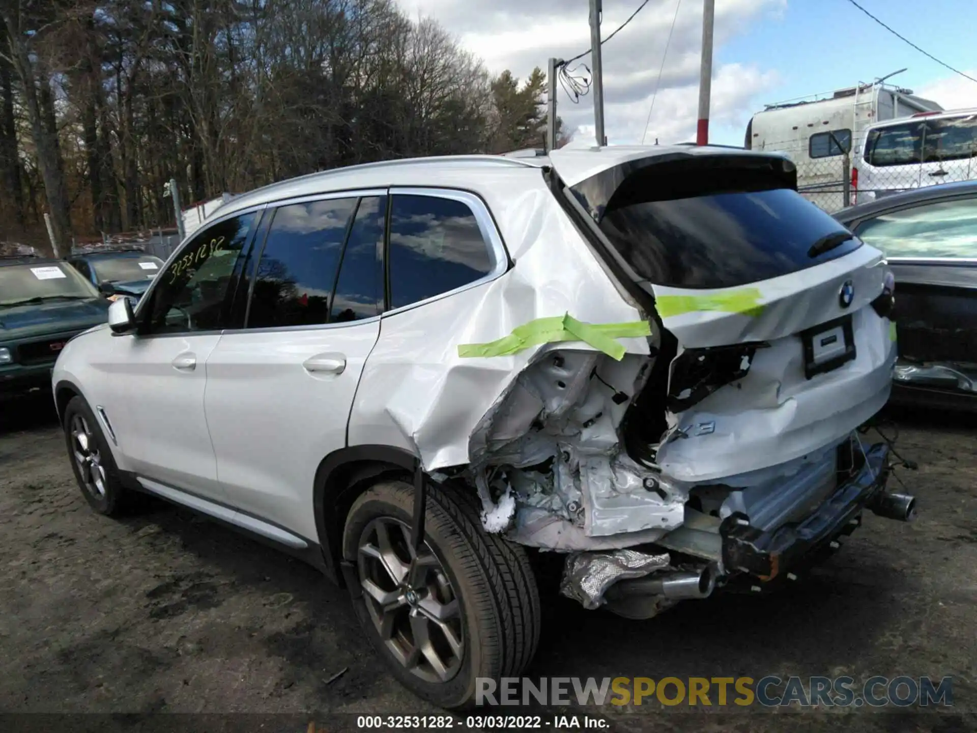 6 Photograph of a damaged car 5UXTY5C07M9G24329 BMW X3 2021