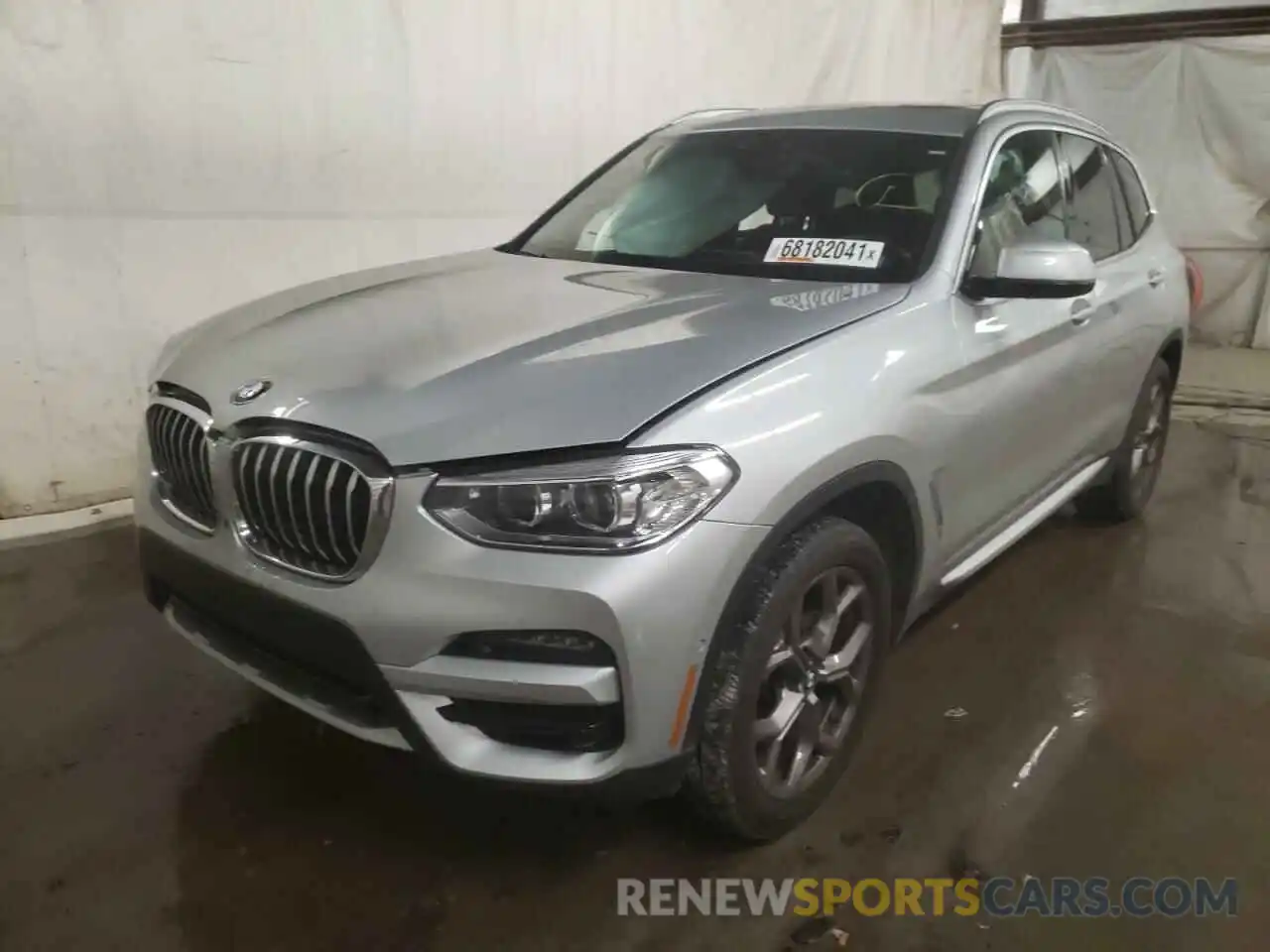 2 Photograph of a damaged car 5UXTY5C07M9G31118 BMW X3 2021