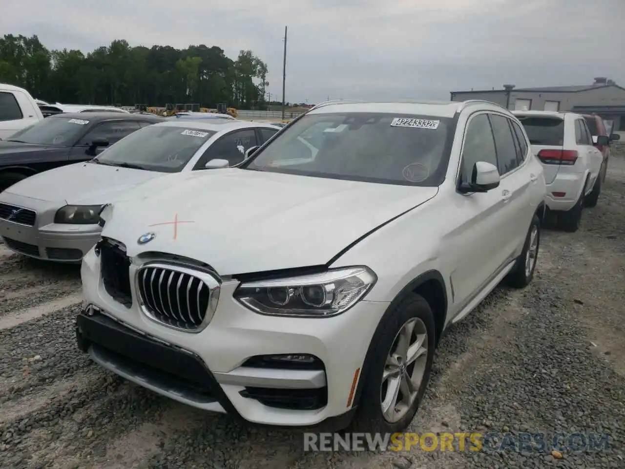 2 Photograph of a damaged car 5UXTY5C07M9H02608 BMW X3 2021