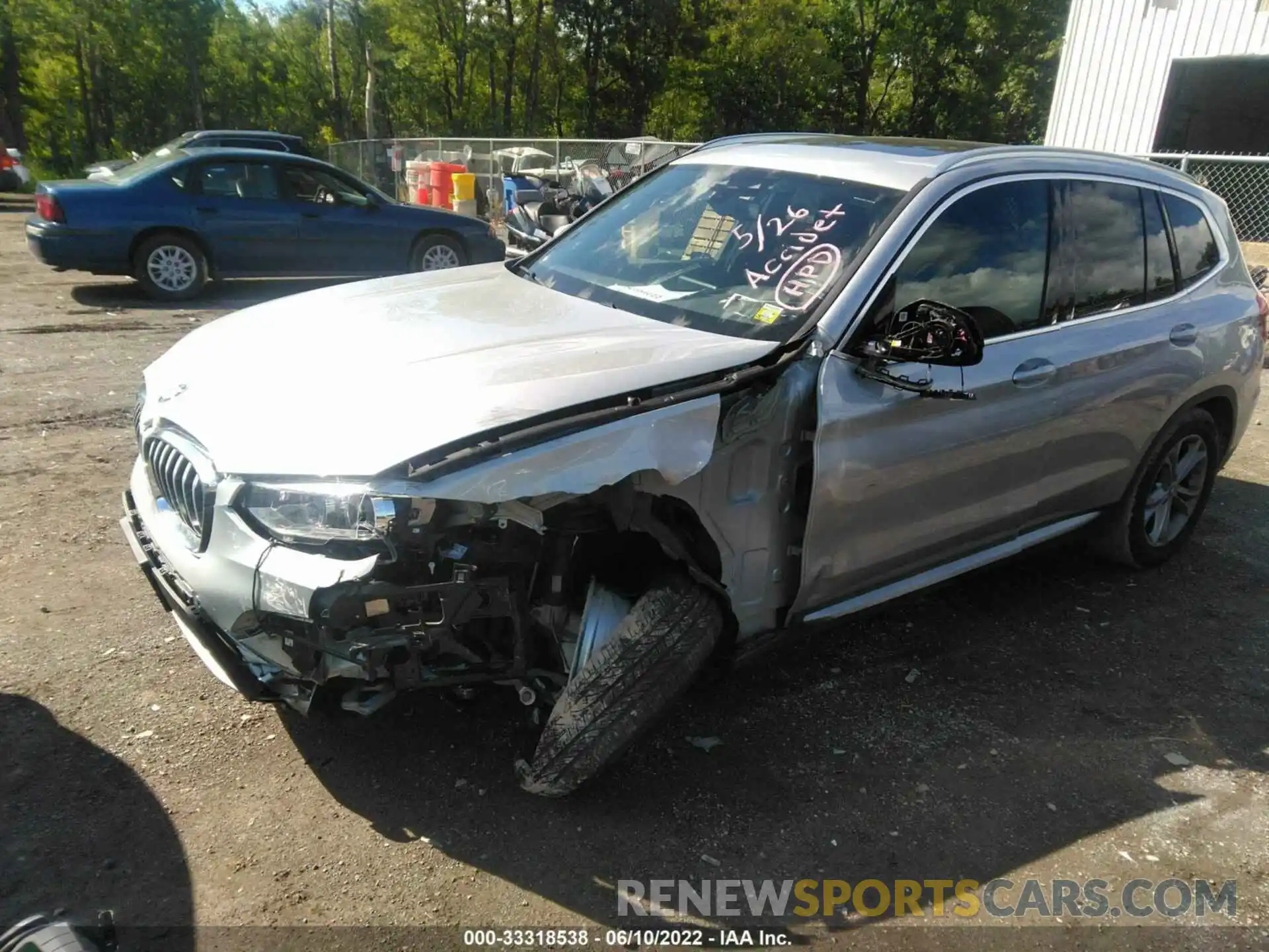 6 Photograph of a damaged car 5UXTY5C08M9D87723 BMW X3 2021