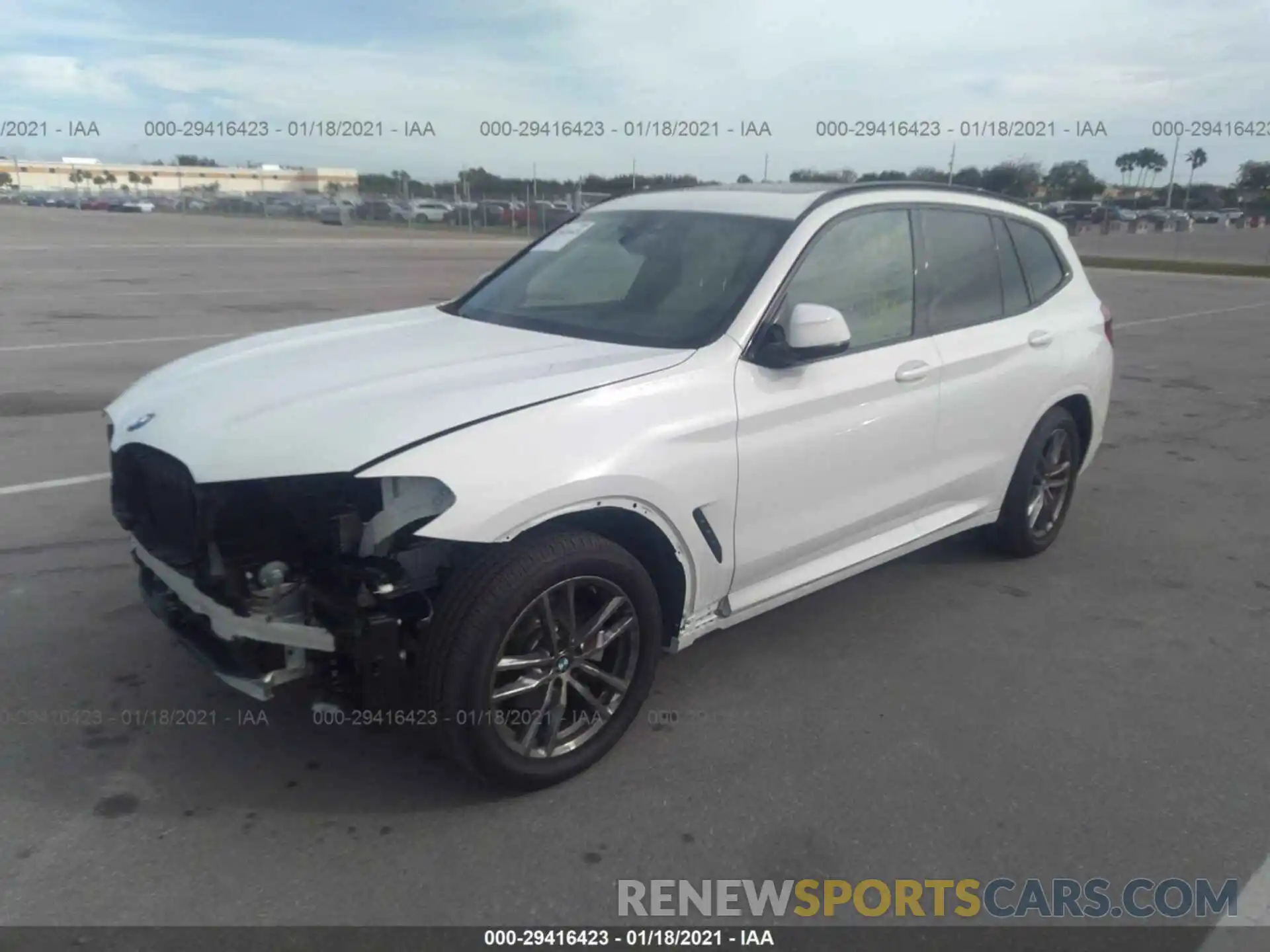 2 Photograph of a damaged car 5UXTY5C08M9E02317 BMW X3 2021