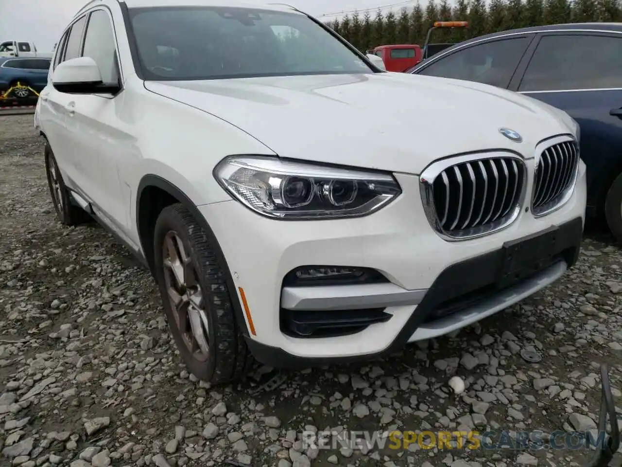 1 Фотография поврежденного автомобиля 5UXTY5C08M9E06545 BMW X3 2021