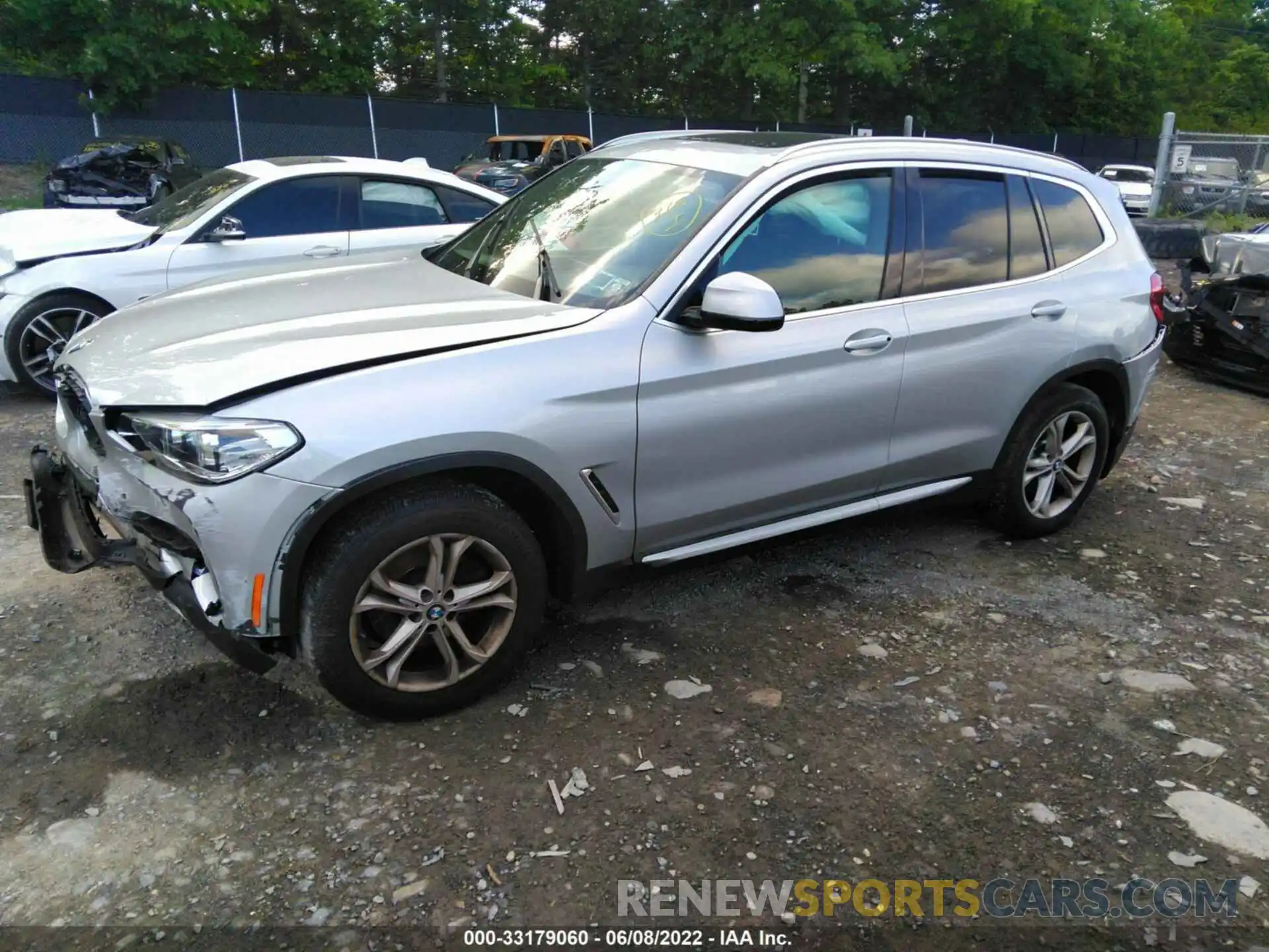 2 Photograph of a damaged car 5UXTY5C08M9E41408 BMW X3 2021