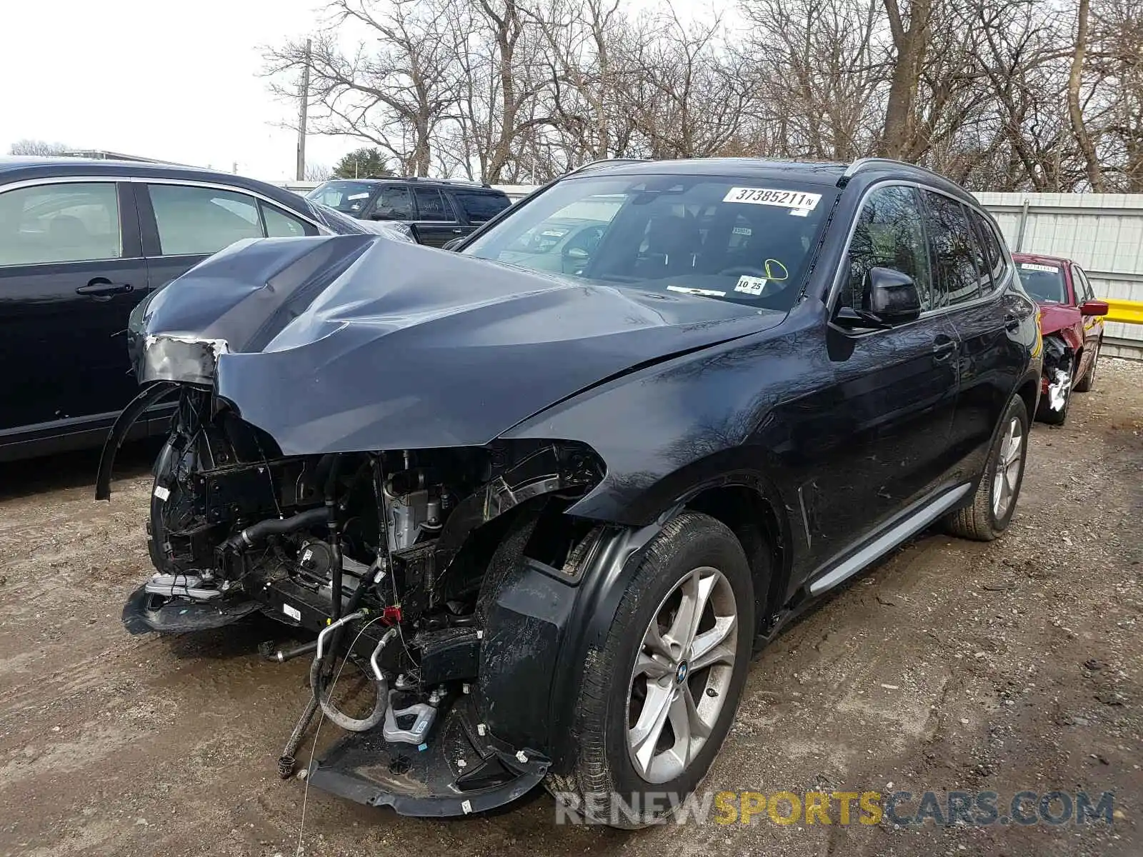 2 Фотография поврежденного автомобиля 5UXTY5C08M9E46009 BMW X3 2021