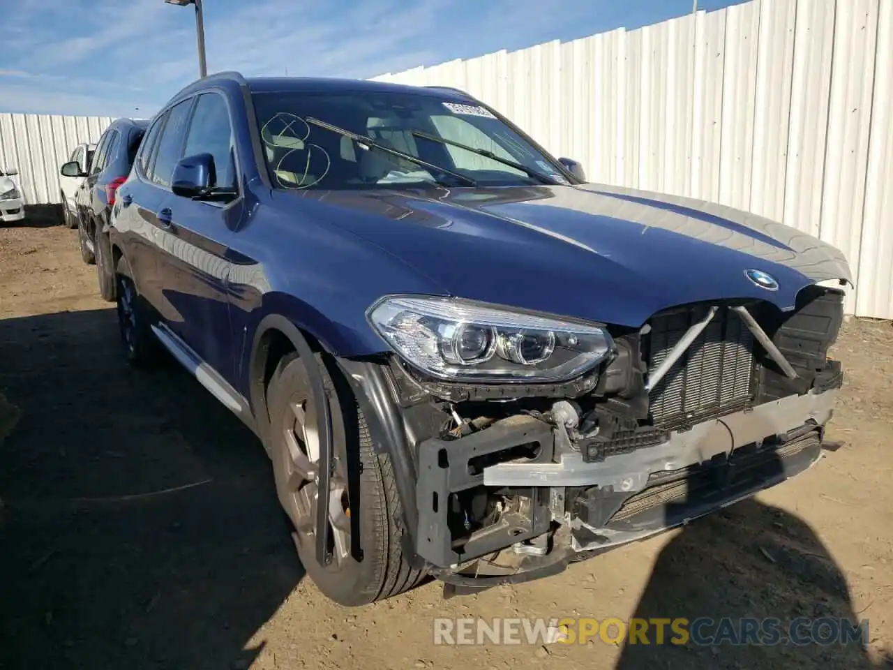 9 Photograph of a damaged car 5UXTY5C08M9E56068 BMW X3 2021