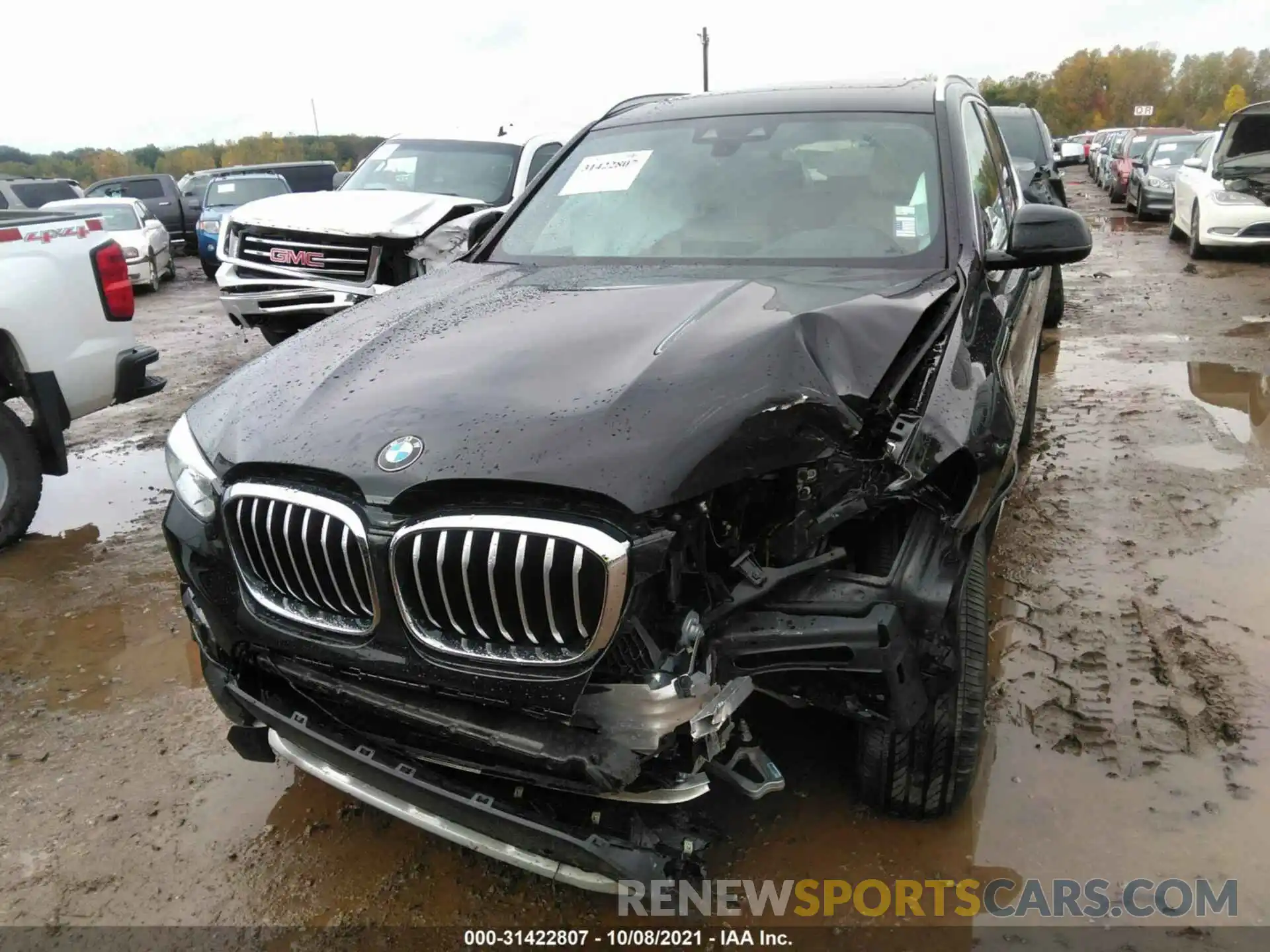 6 Photograph of a damaged car 5UXTY5C08M9E76806 BMW X3 2021