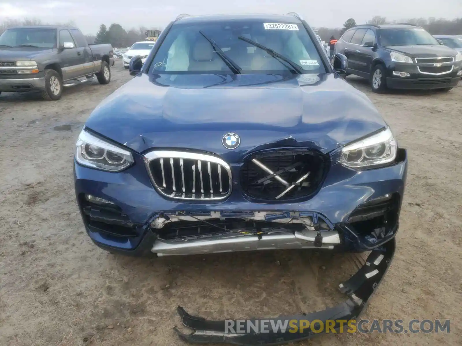 7 Фотография поврежденного автомобиля 5UXTY5C08M9E84839 BMW X3 2021