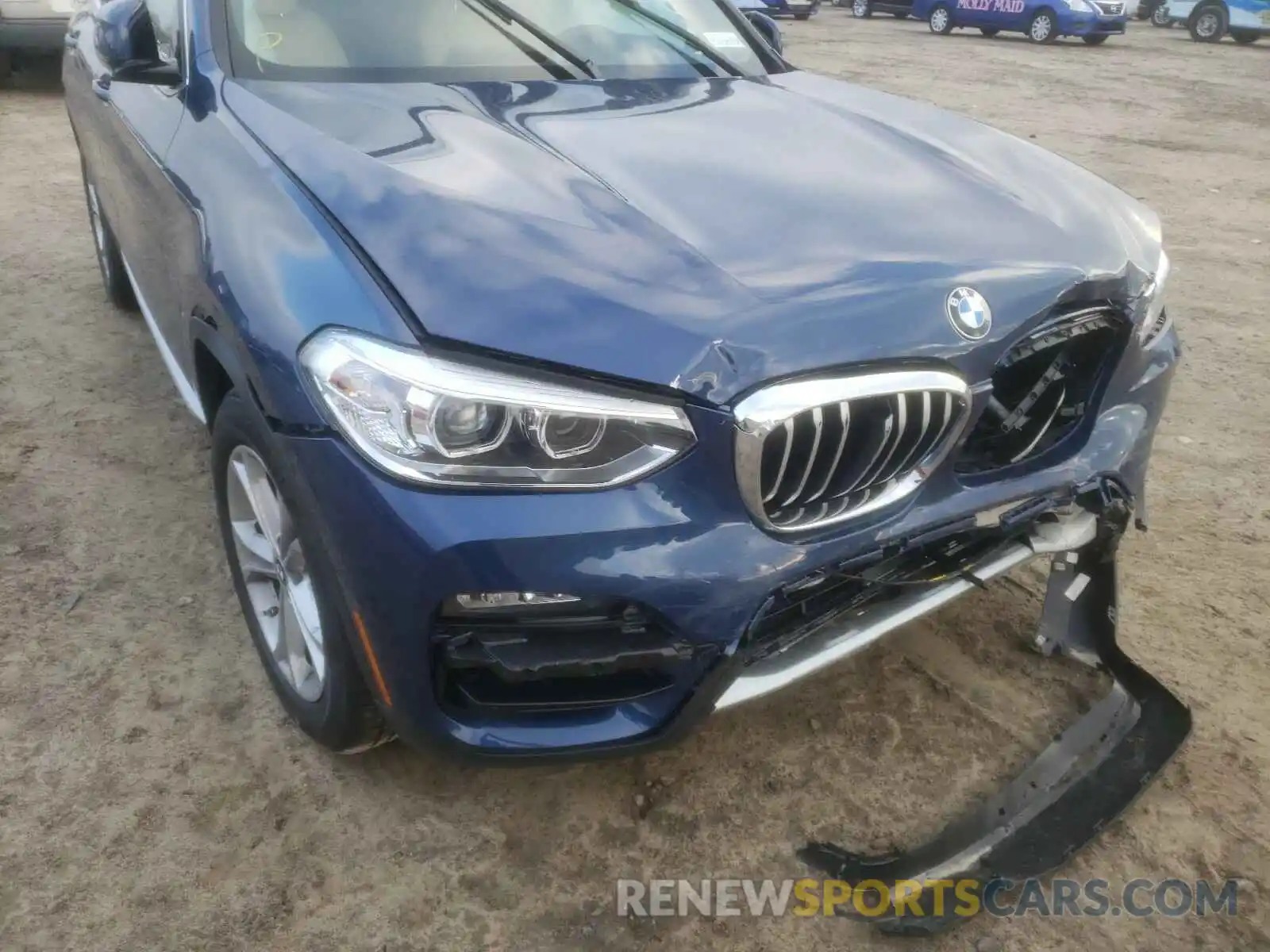 9 Фотография поврежденного автомобиля 5UXTY5C08M9E84839 BMW X3 2021