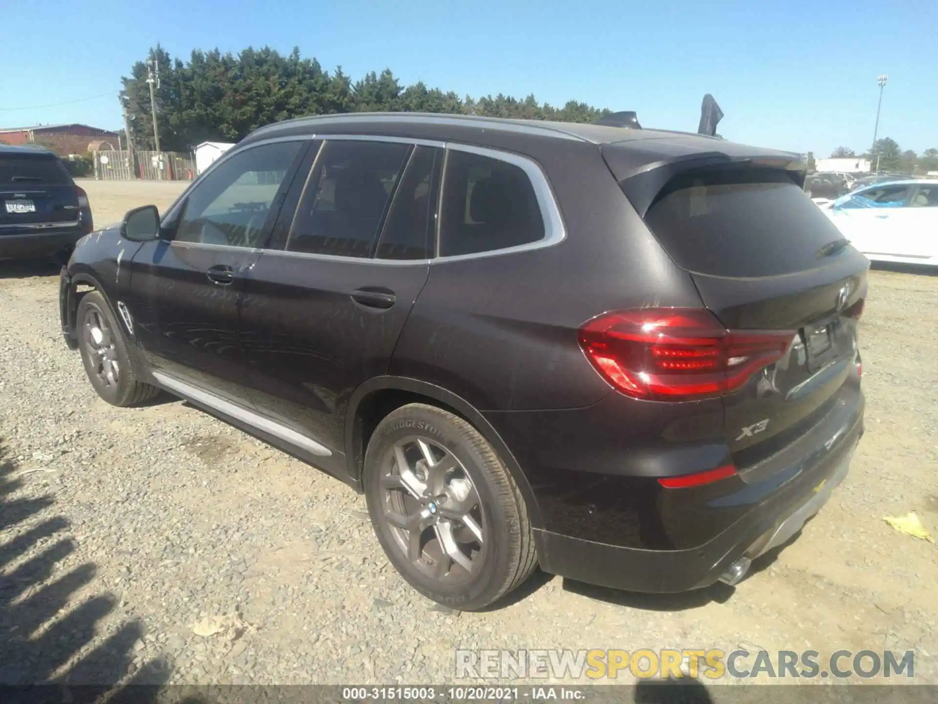 3 Photograph of a damaged car 5UXTY5C08M9E87062 BMW X3 2021