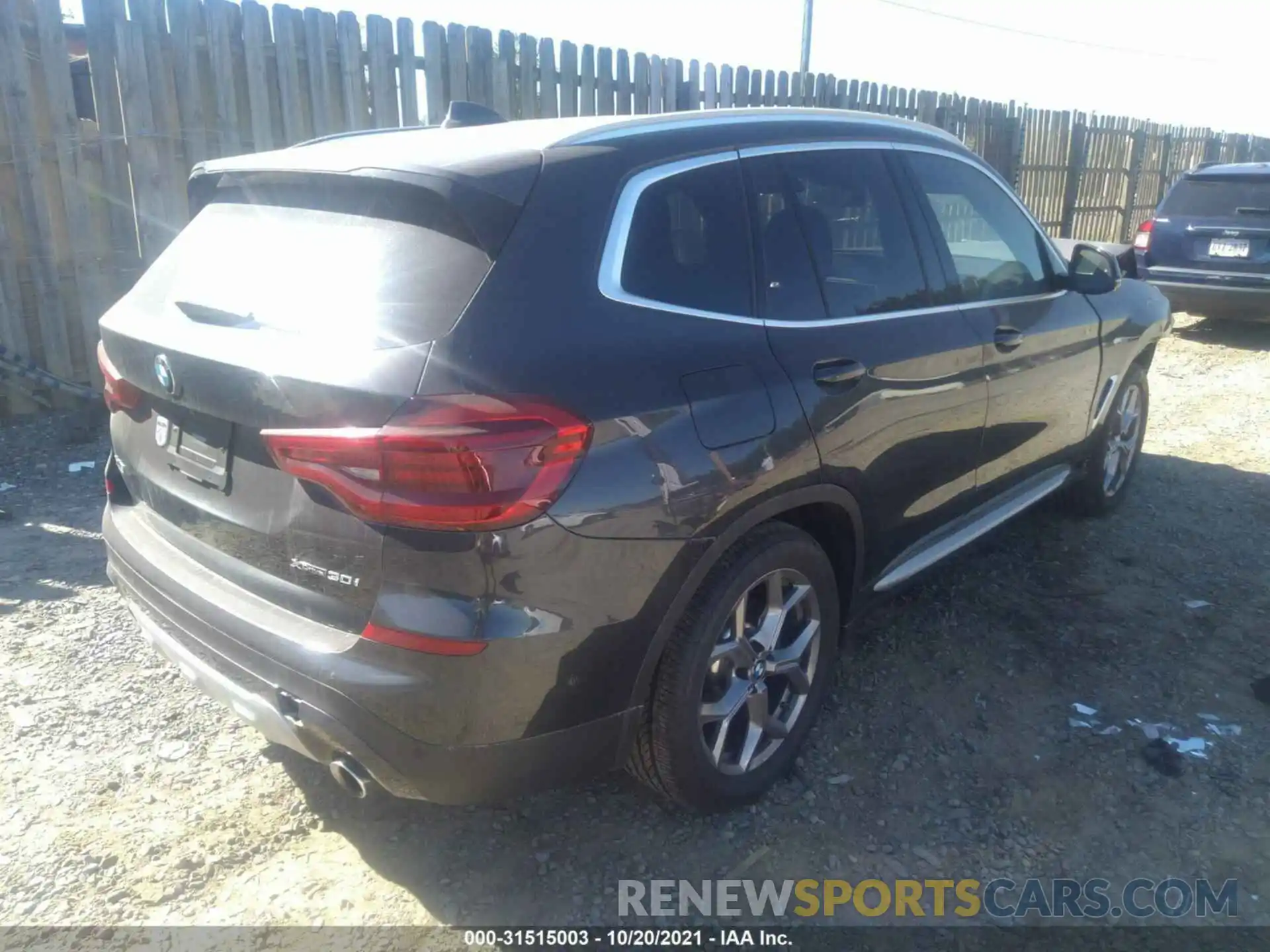 4 Фотография поврежденного автомобиля 5UXTY5C08M9E87062 BMW X3 2021