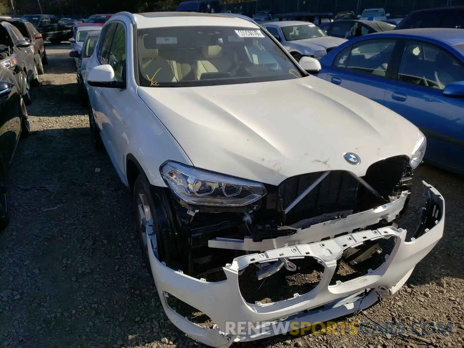 1 Фотография поврежденного автомобиля 5UXTY5C08M9F57871 BMW X3 2021