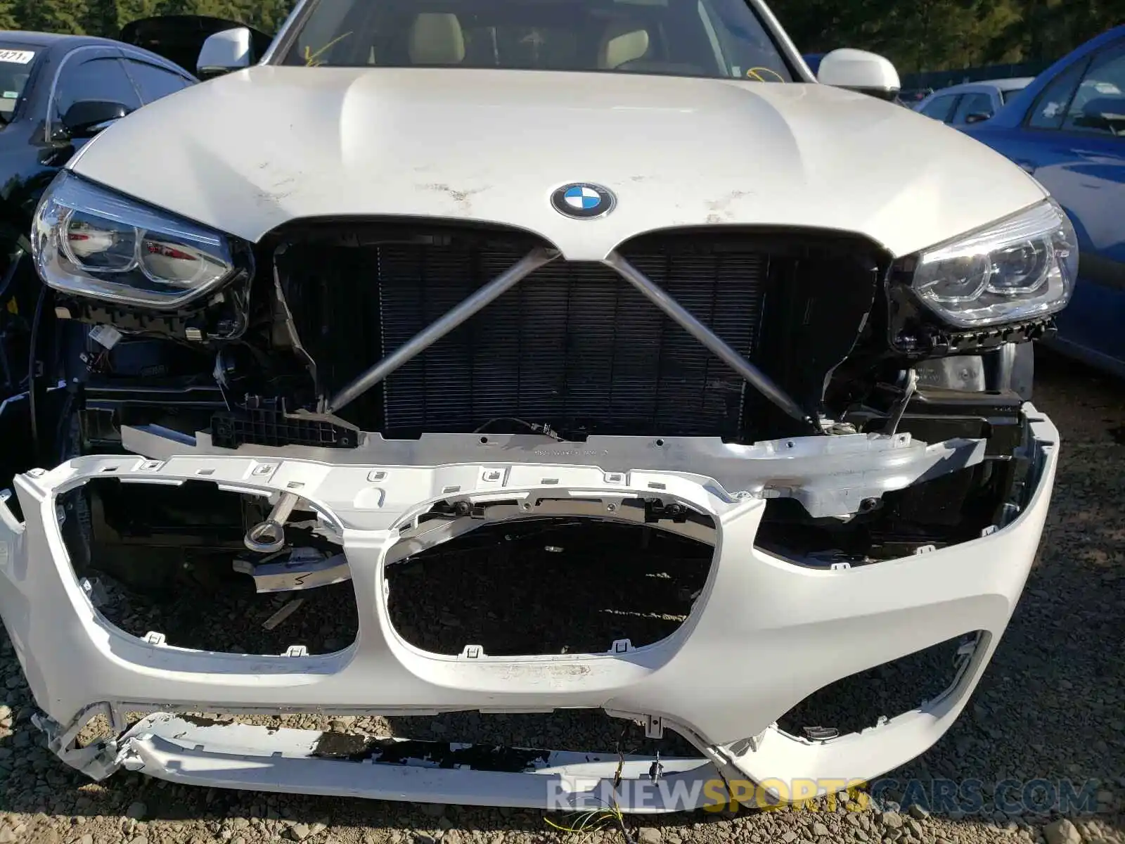 9 Фотография поврежденного автомобиля 5UXTY5C08M9F57871 BMW X3 2021