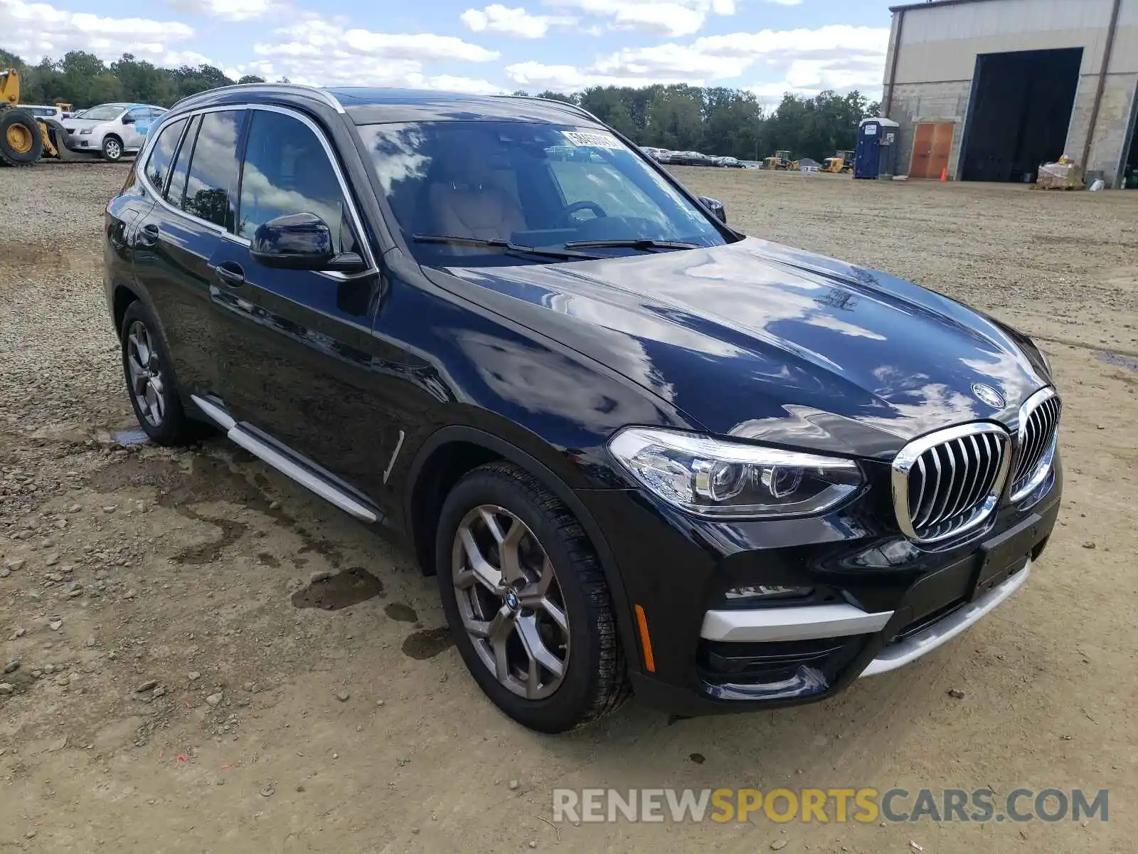 1 Photograph of a damaged car 5UXTY5C08M9G46663 BMW X3 2021