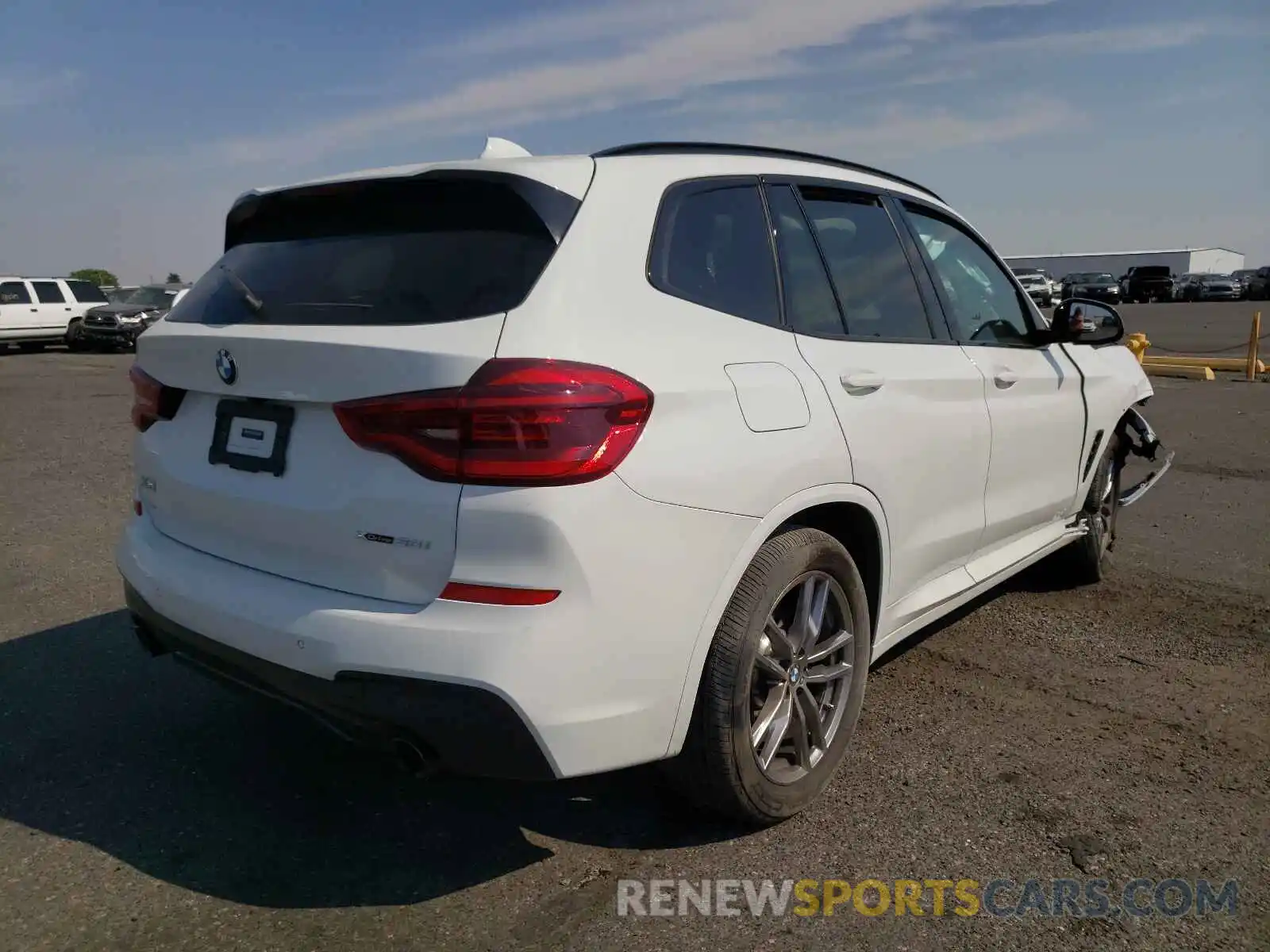 4 Photograph of a damaged car 5UXTY5C08M9G70249 BMW X3 2021