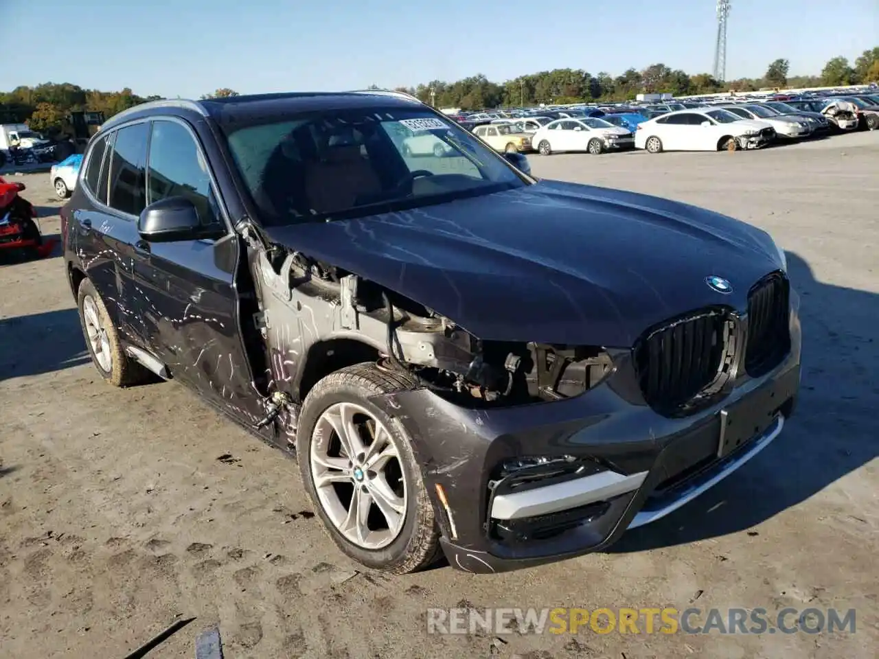 1 Photograph of a damaged car 5UXTY5C08M9H02598 BMW X3 2021