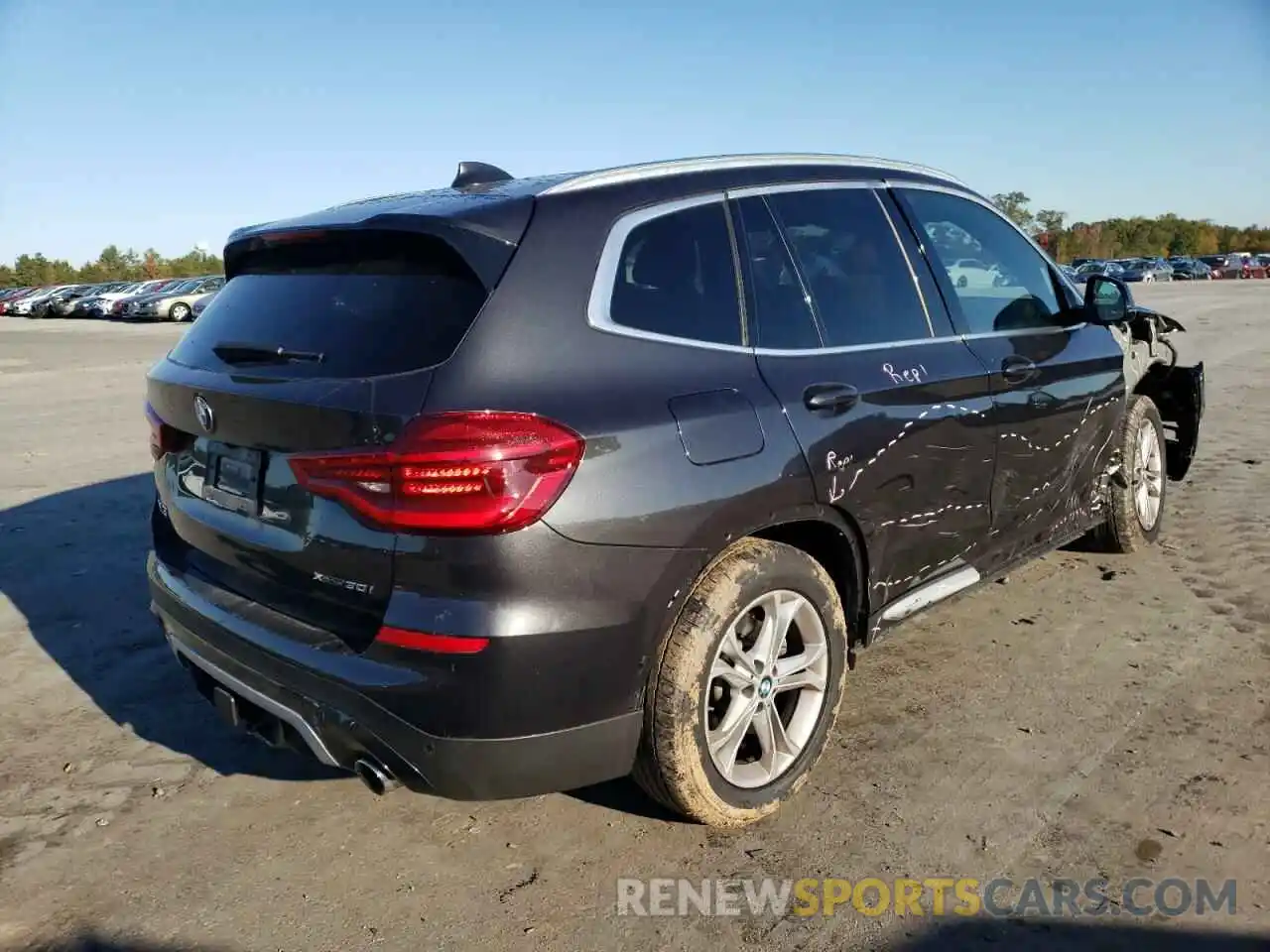 4 Photograph of a damaged car 5UXTY5C08M9H02598 BMW X3 2021