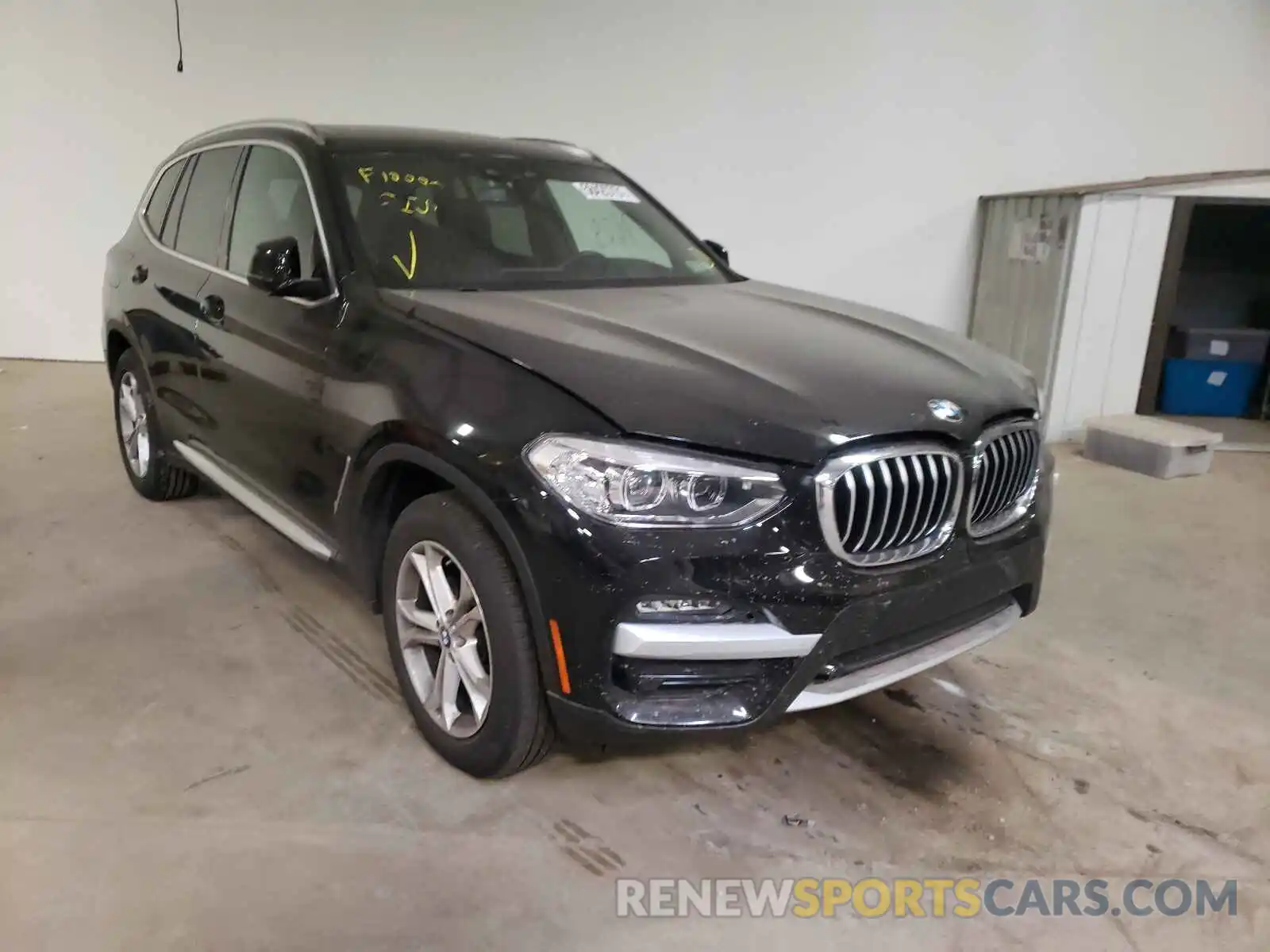 1 Photograph of a damaged car 5UXTY5C09M9D79923 BMW X3 2021