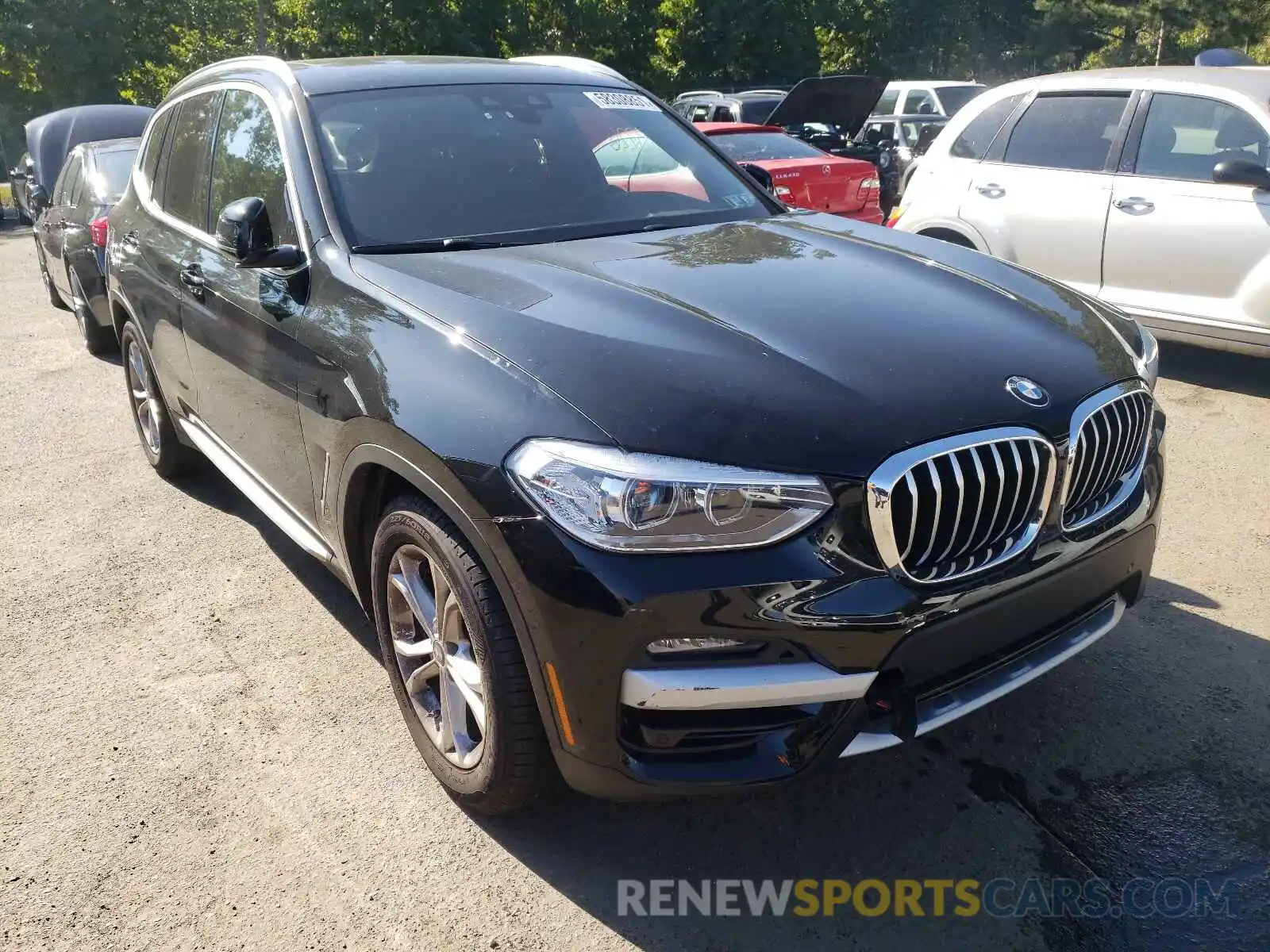 1 Photograph of a damaged car 5UXTY5C09M9D87309 BMW X3 2021