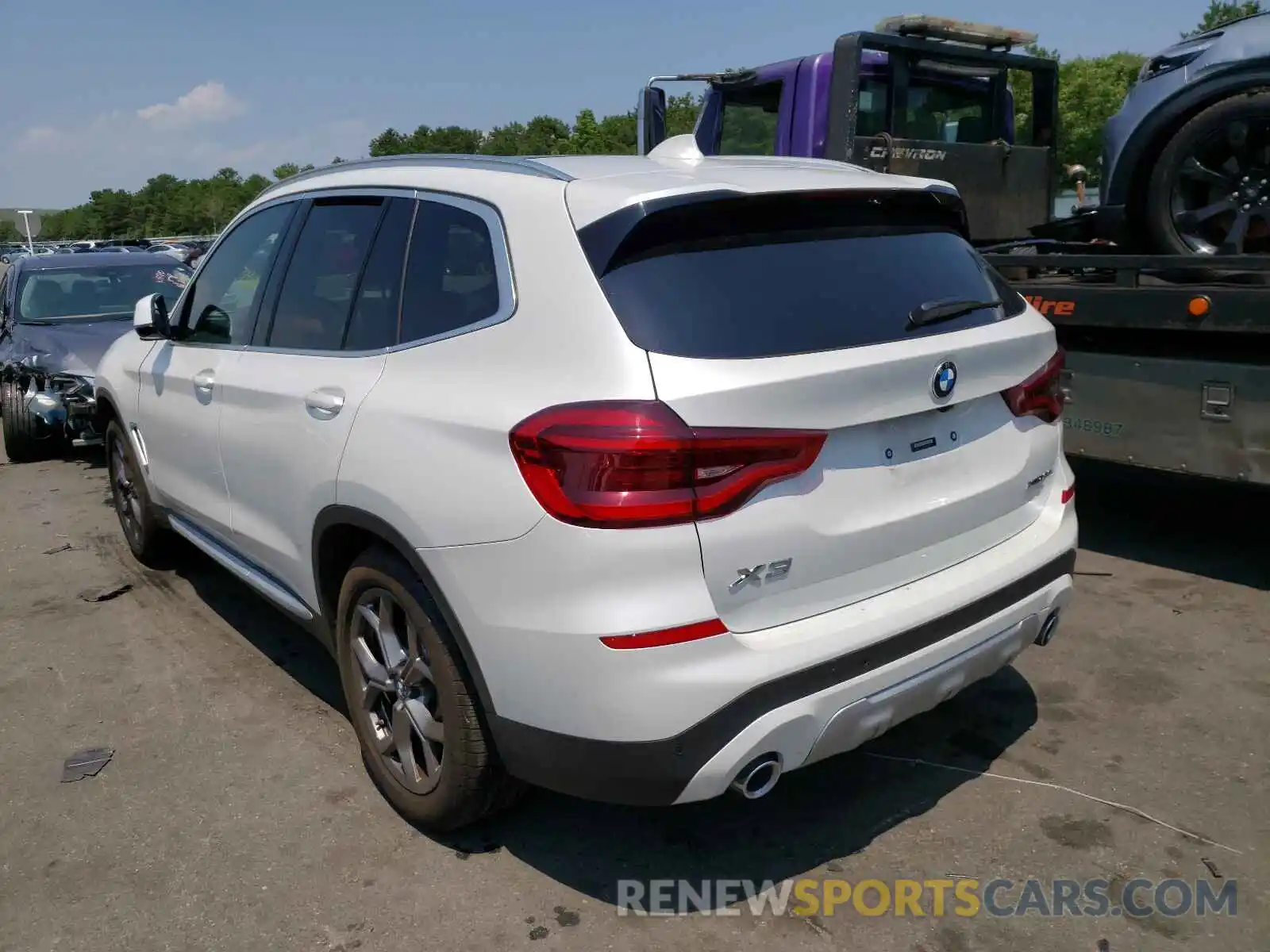 3 Фотография поврежденного автомобиля 5UXTY5C09M9D87858 BMW X3 2021