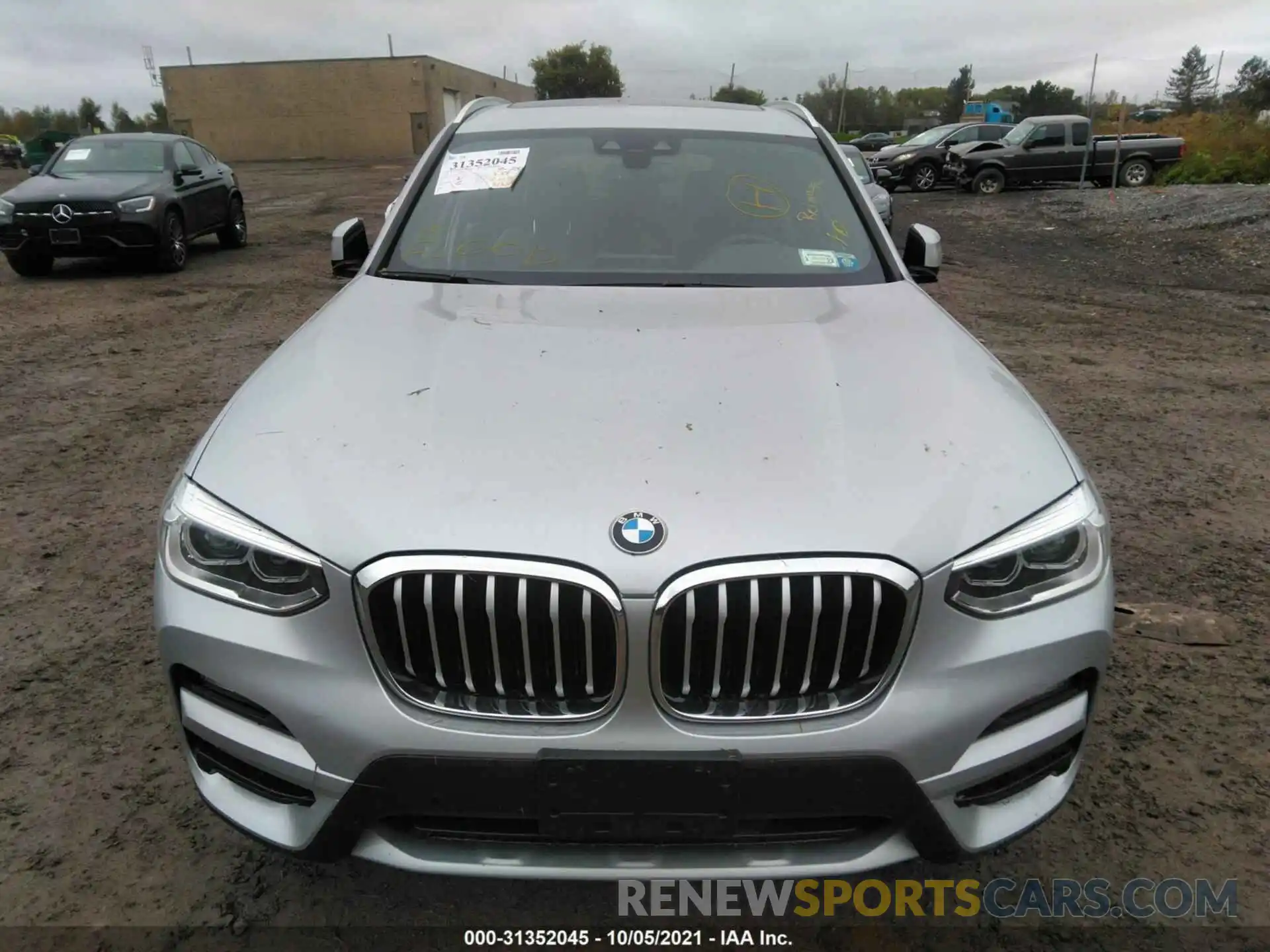 6 Фотография поврежденного автомобиля 5UXTY5C09M9E07722 BMW X3 2021