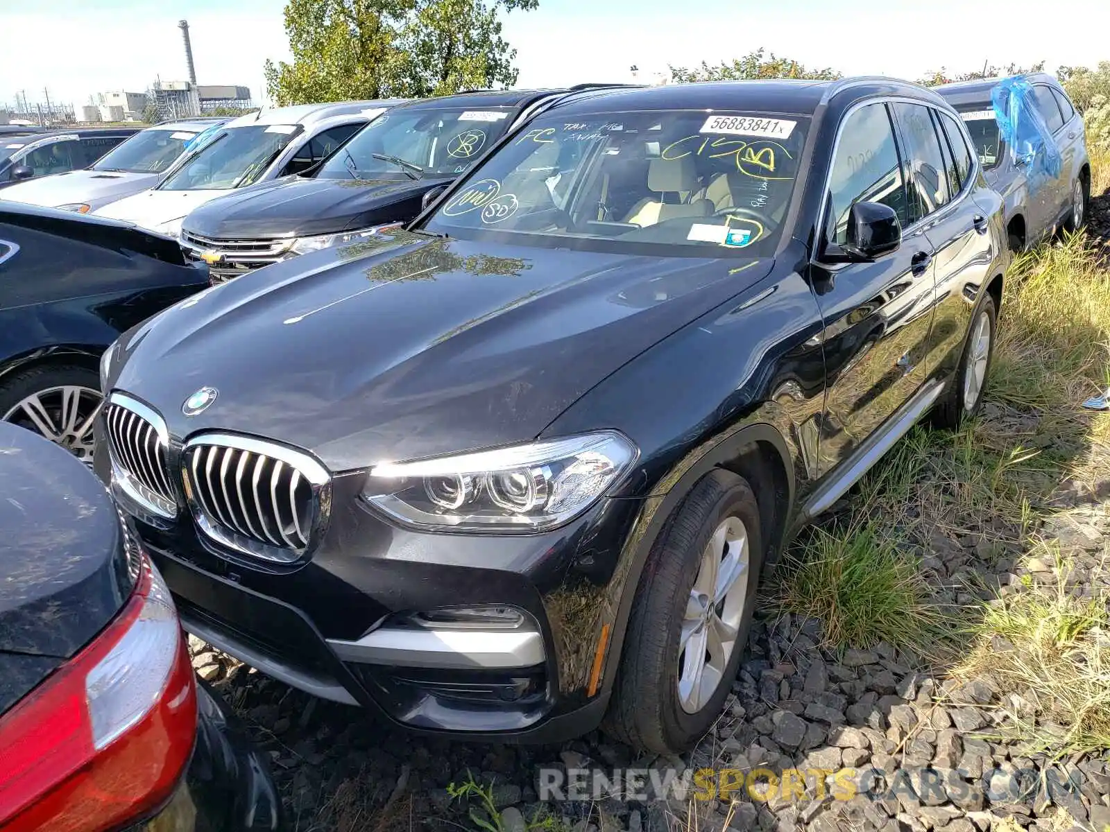 2 Photograph of a damaged car 5UXTY5C09M9E20762 BMW X3 2021