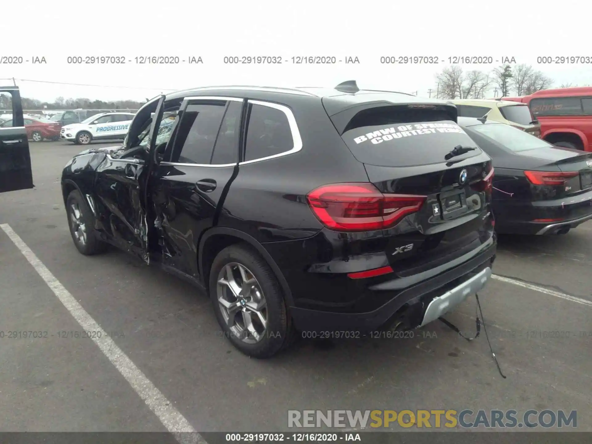 3 Photograph of a damaged car 5UXTY5C09M9E27923 BMW X3 2021