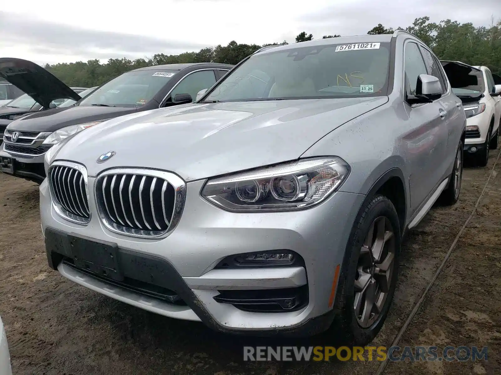 2 Photograph of a damaged car 5UXTY5C09M9E94831 BMW X3 2021