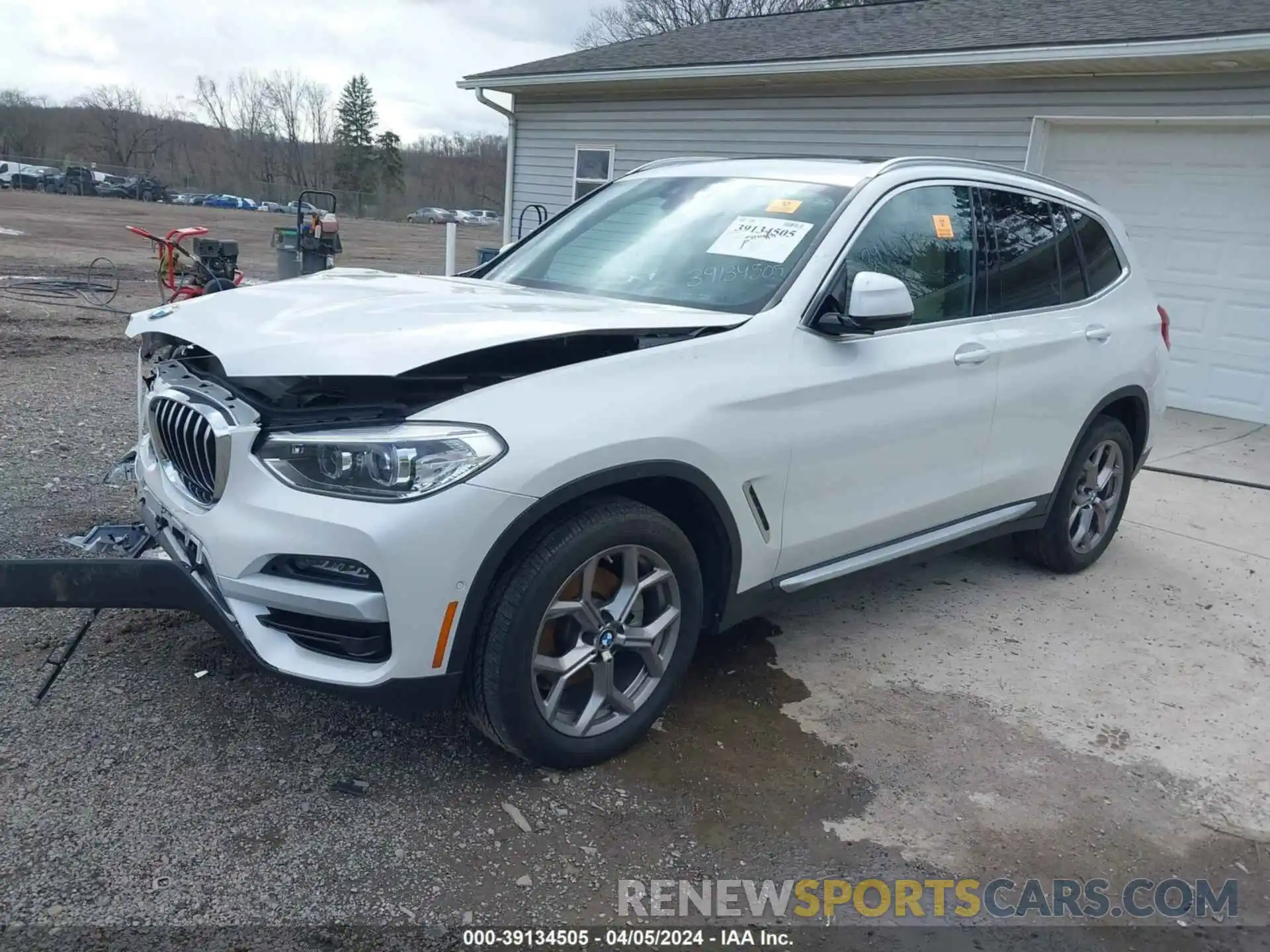 2 Photograph of a damaged car 5UXTY5C09M9F55837 BMW X3 2021