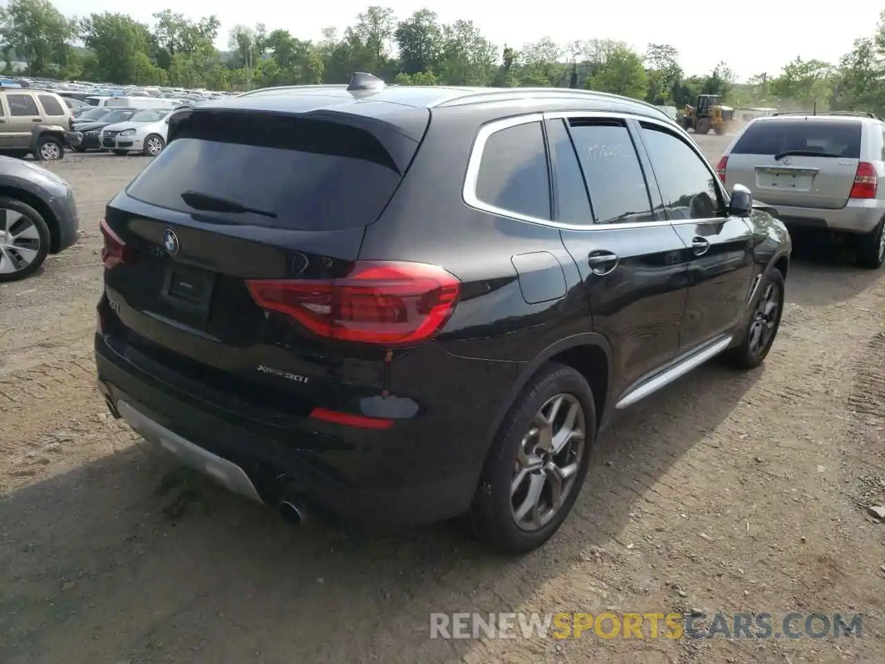 4 Фотография поврежденного автомобиля 5UXTY5C09M9F78499 BMW X3 2021