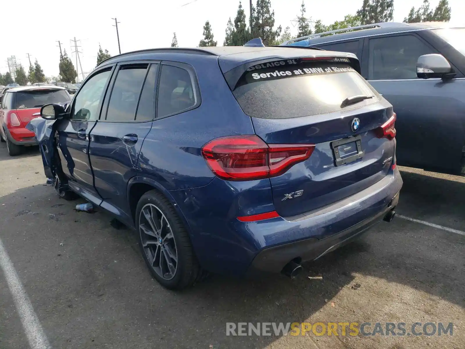 3 Фотография поврежденного автомобиля 5UXTY5C09M9F94475 BMW X3 2021