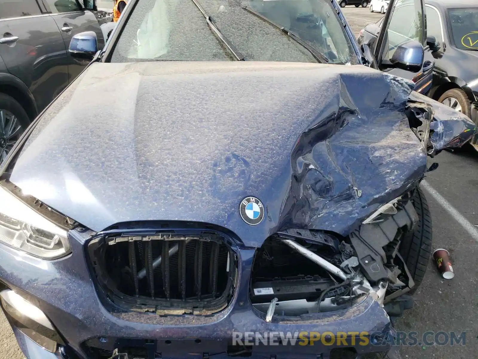 7 Photograph of a damaged car 5UXTY5C09M9F94475 BMW X3 2021