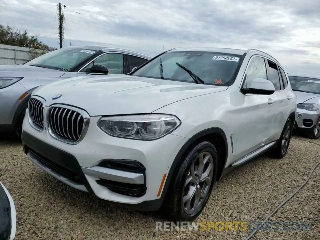 2 Фотография поврежденного автомобиля 5UXTY5C0XM9D87416 BMW X3 2021