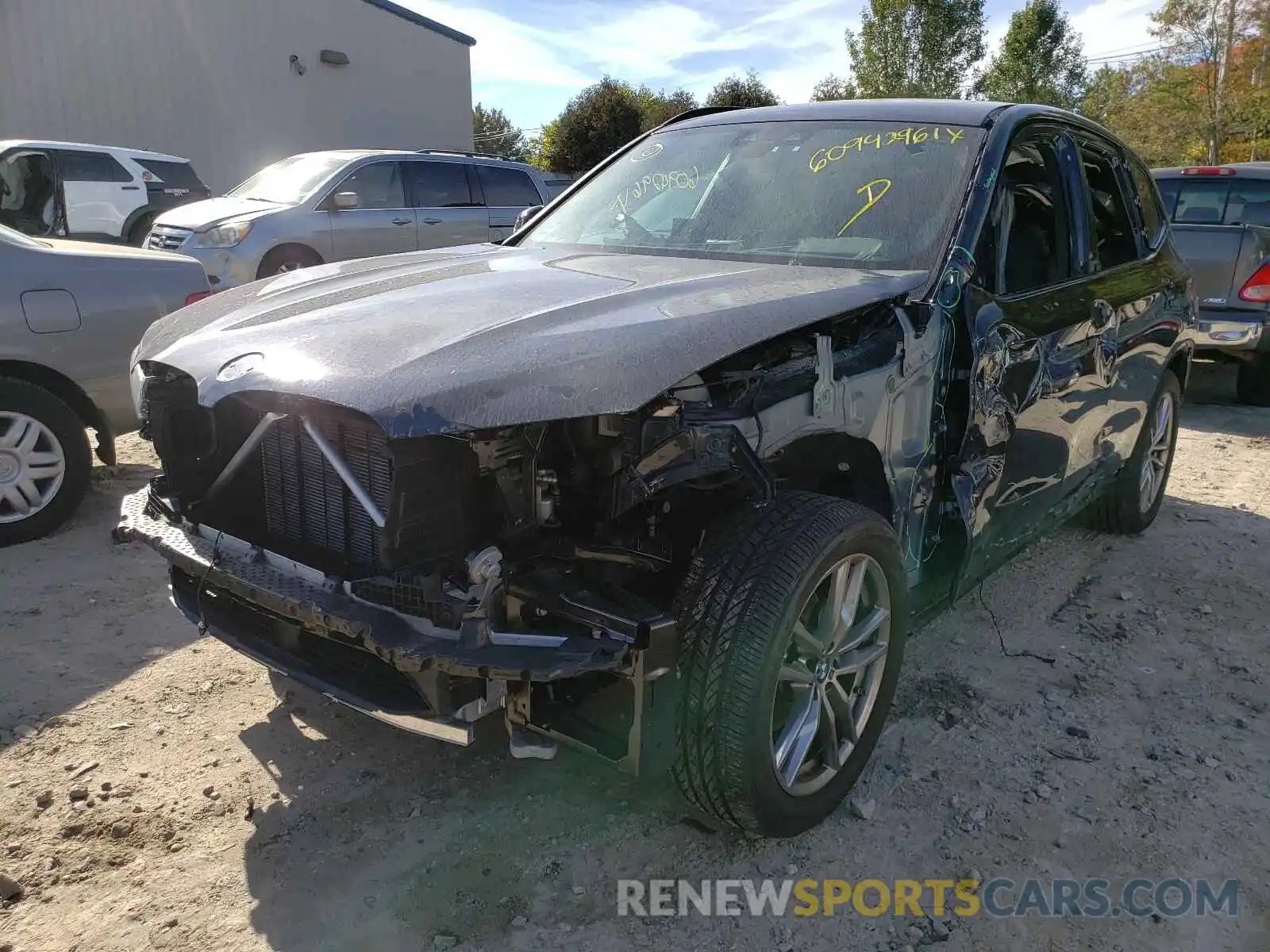 2 Photograph of a damaged car 5UXTY5C0XM9E02254 BMW X3 2021