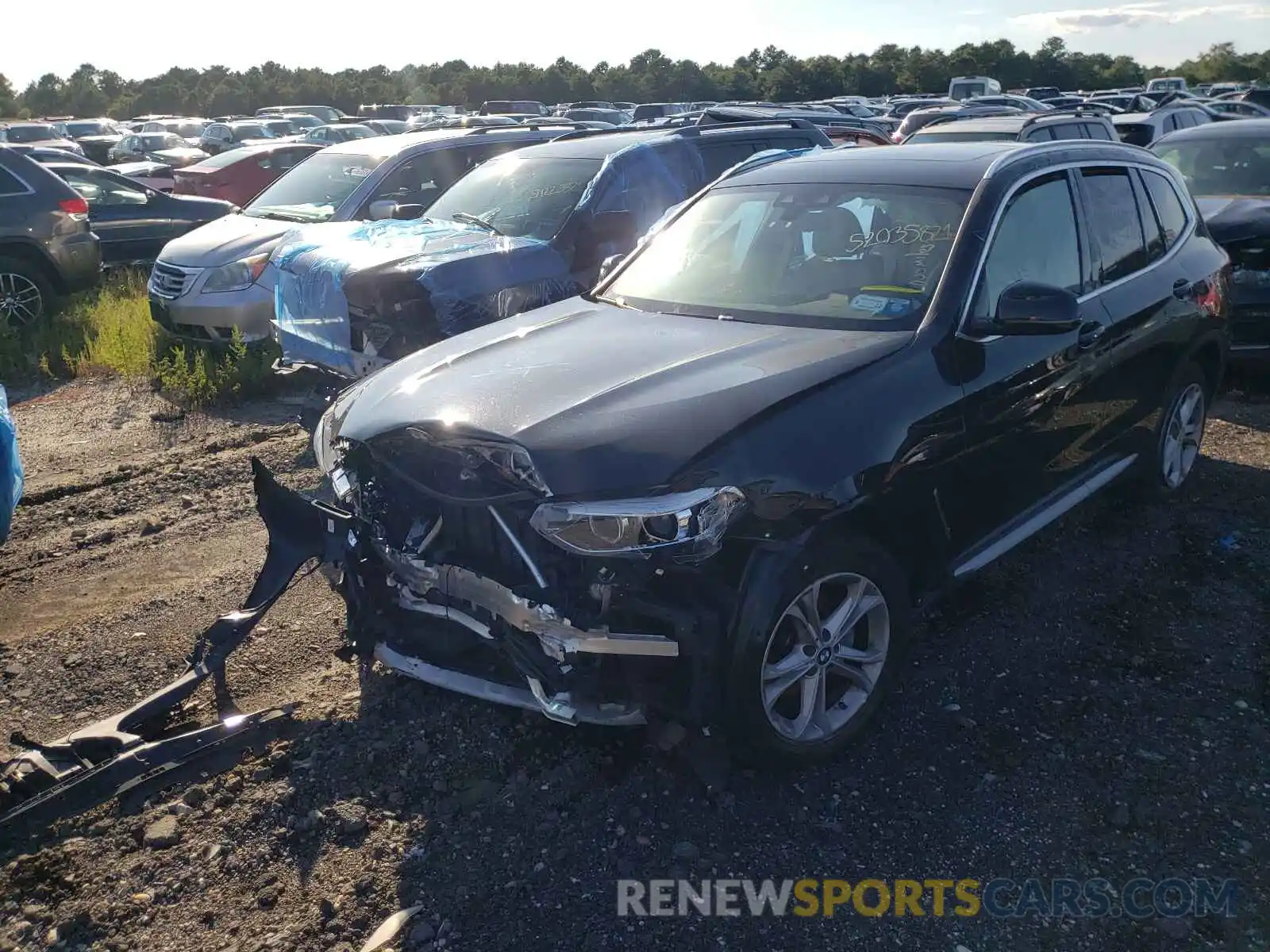 2 Photograph of a damaged car 5UXTY5C0XM9E33052 BMW X3 2021