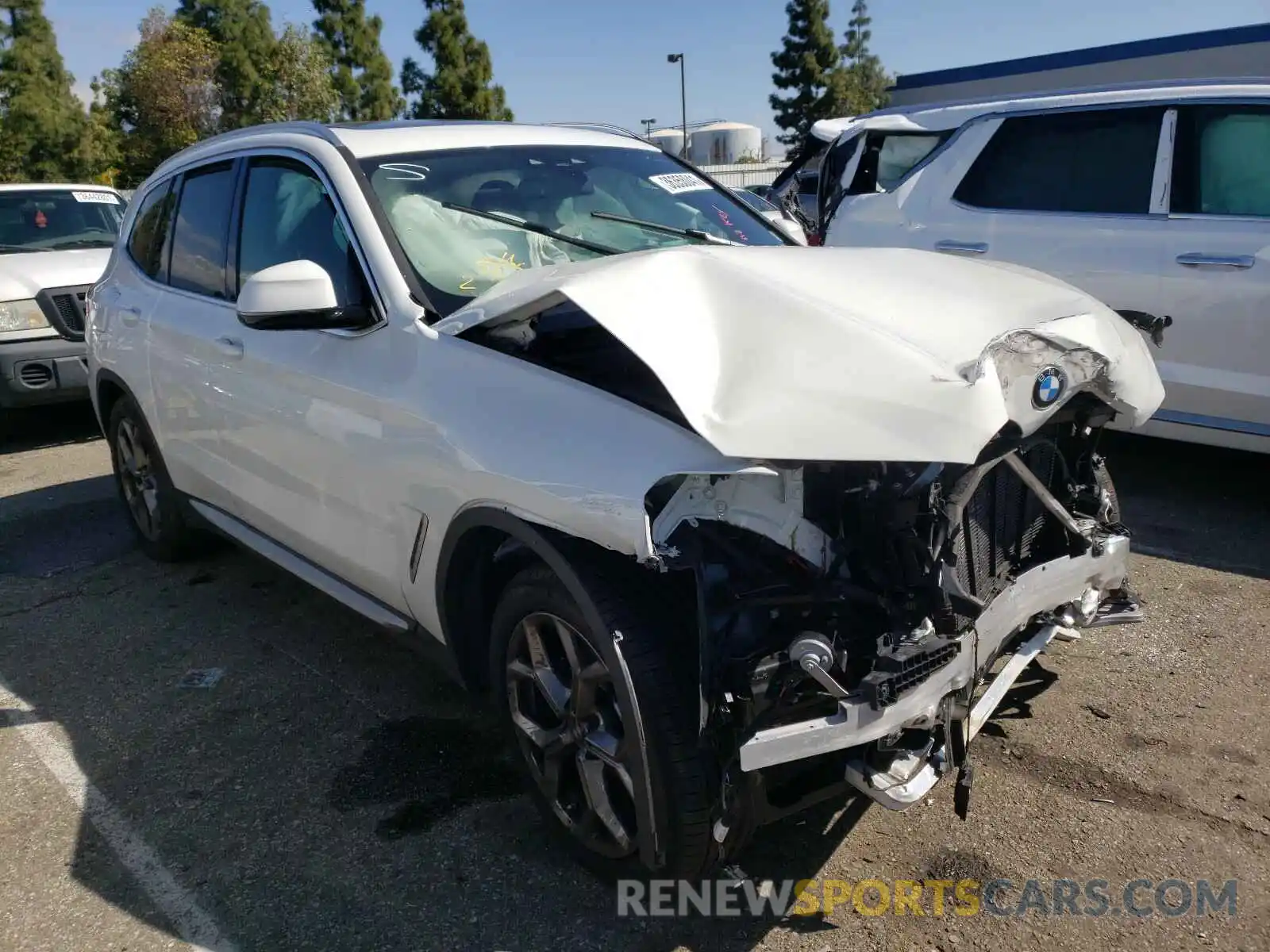1 Фотография поврежденного автомобиля 5UXTY5C0XM9E37392 BMW X3 2021
