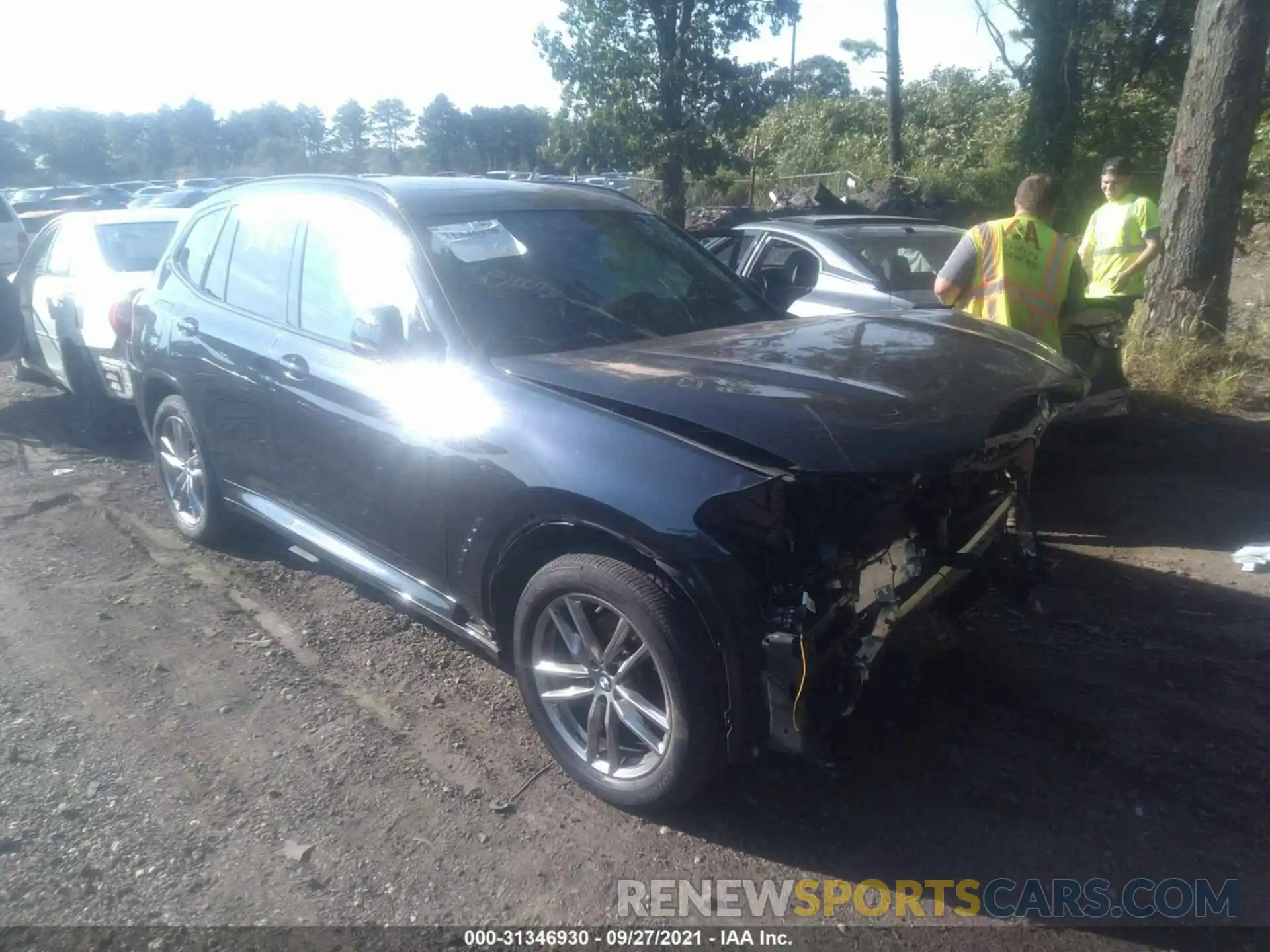 1 Photograph of a damaged car 5UXTY5C0XM9E52135 BMW X3 2021