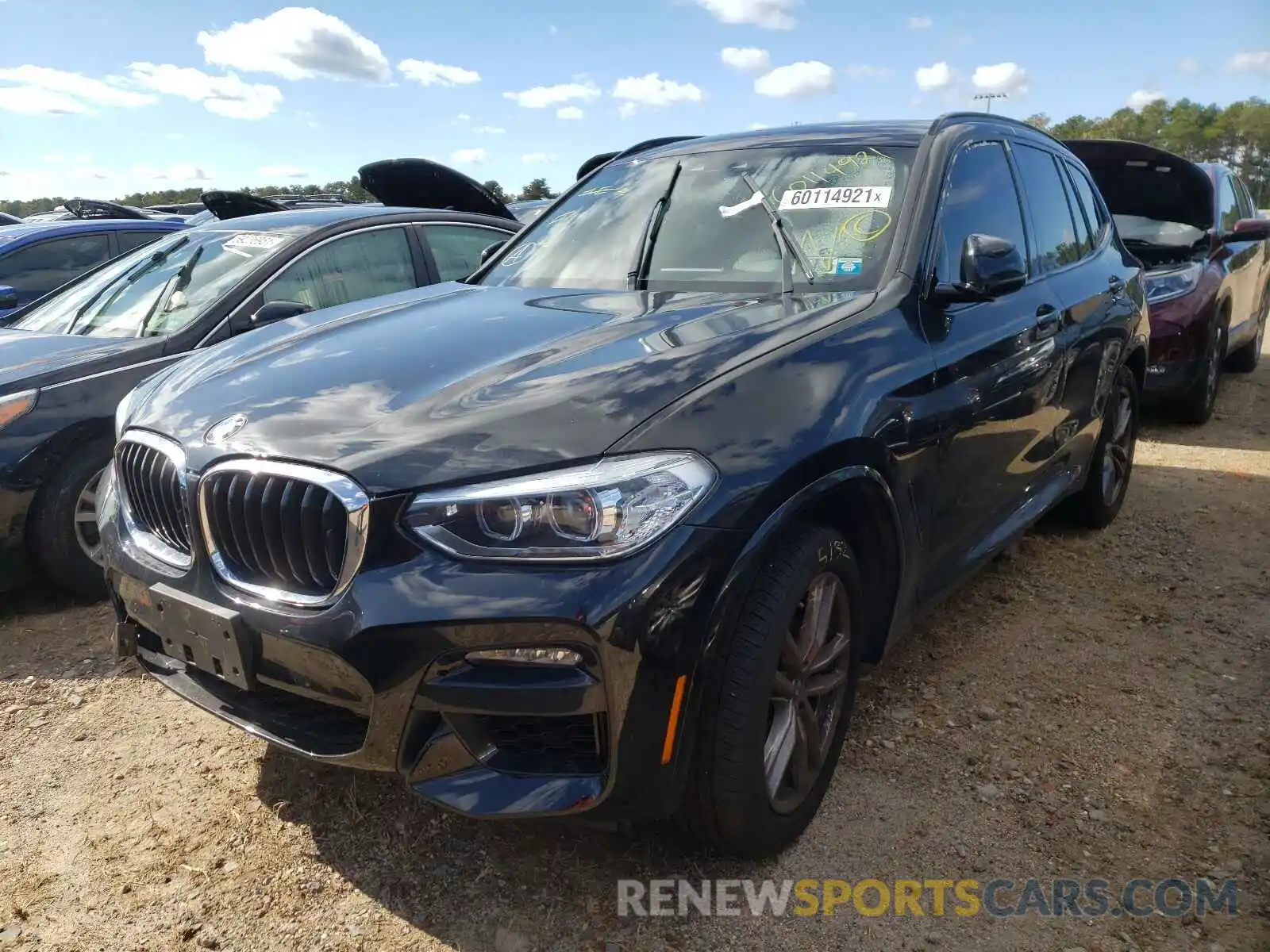 2 Photograph of a damaged car 5UXTY5C0XM9E63300 BMW X3 2021